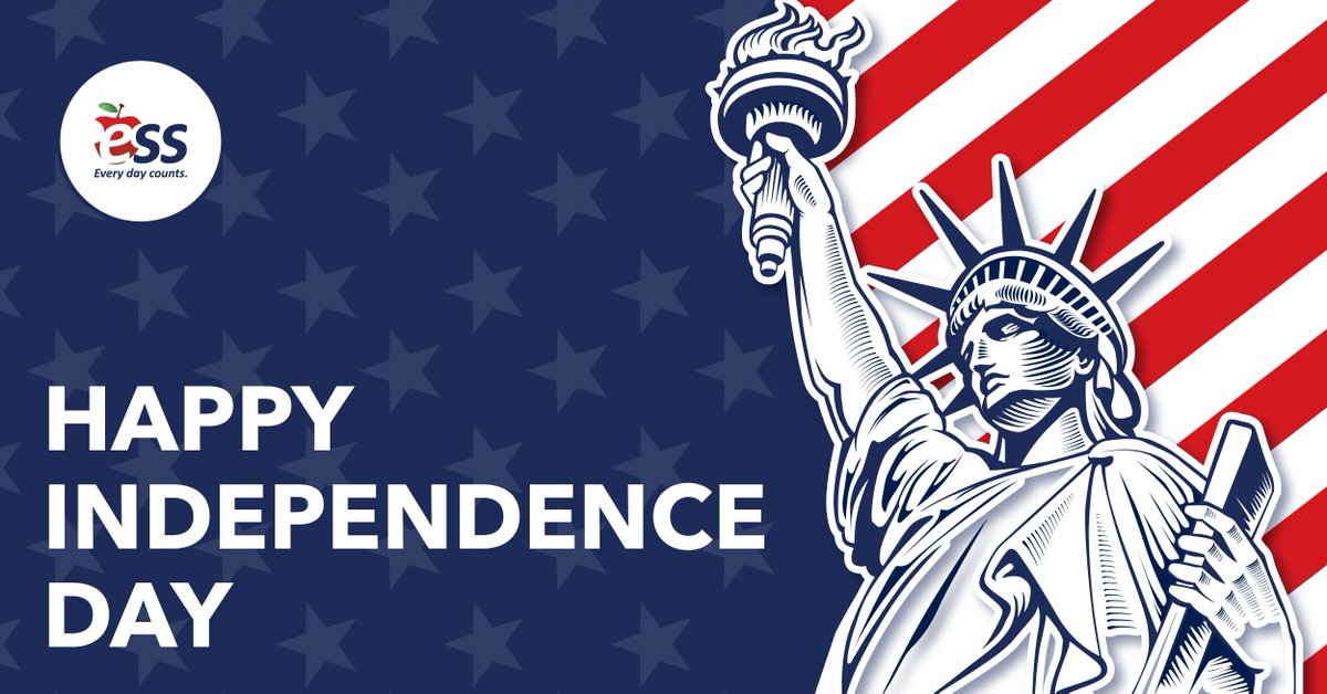 May your Independence Day be filled with celebration, reflection, and gratitude. 🌟

#EveryDayCounts #ESSEducation #IndependenceDay