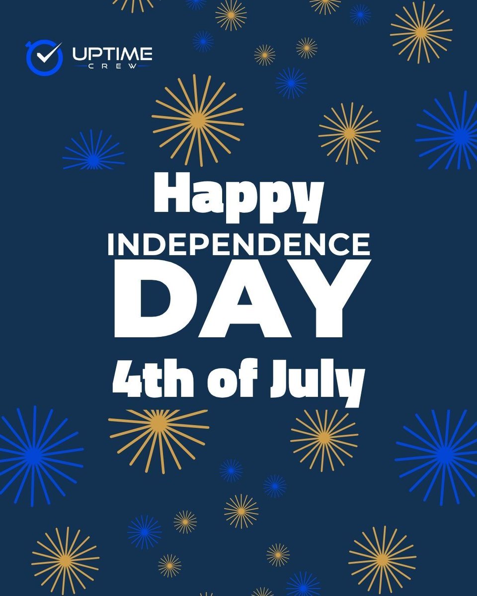 Happy Independence Day from Uptime Crew. To every veteran who’s traded one uniform for another—we’re proud to stand beside you. You keep the world running.
#FourthOfJuly #UptimeCrew #Veterans