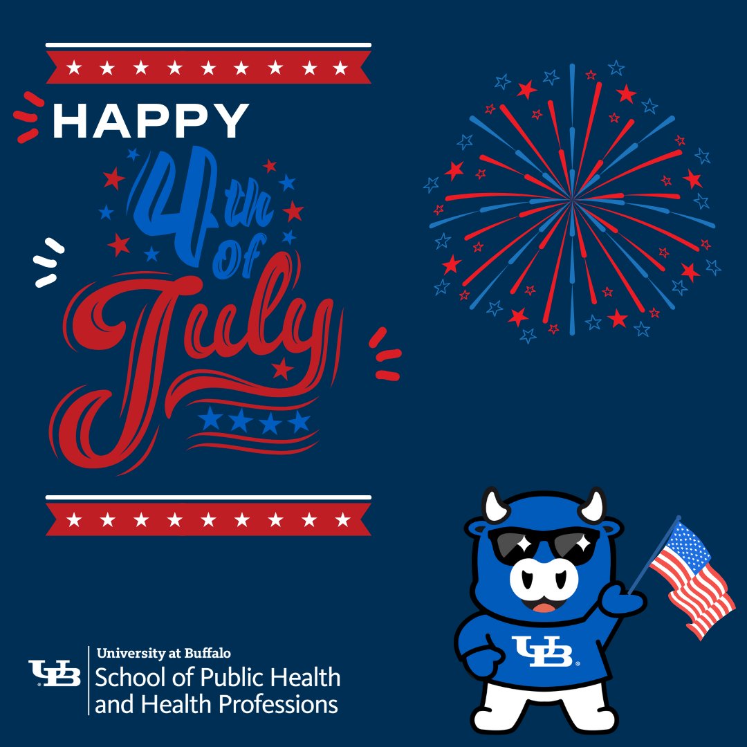 ubsphhp's tweet image. Happy Independence Day from #UBSPHHP! Stay safe this holiday by following these firework and water safety tips from @RedCross : ow.ly/MbwJ50WipQH🌊🎆

#IndependenceDay #PublicHealth #UBuffalo
