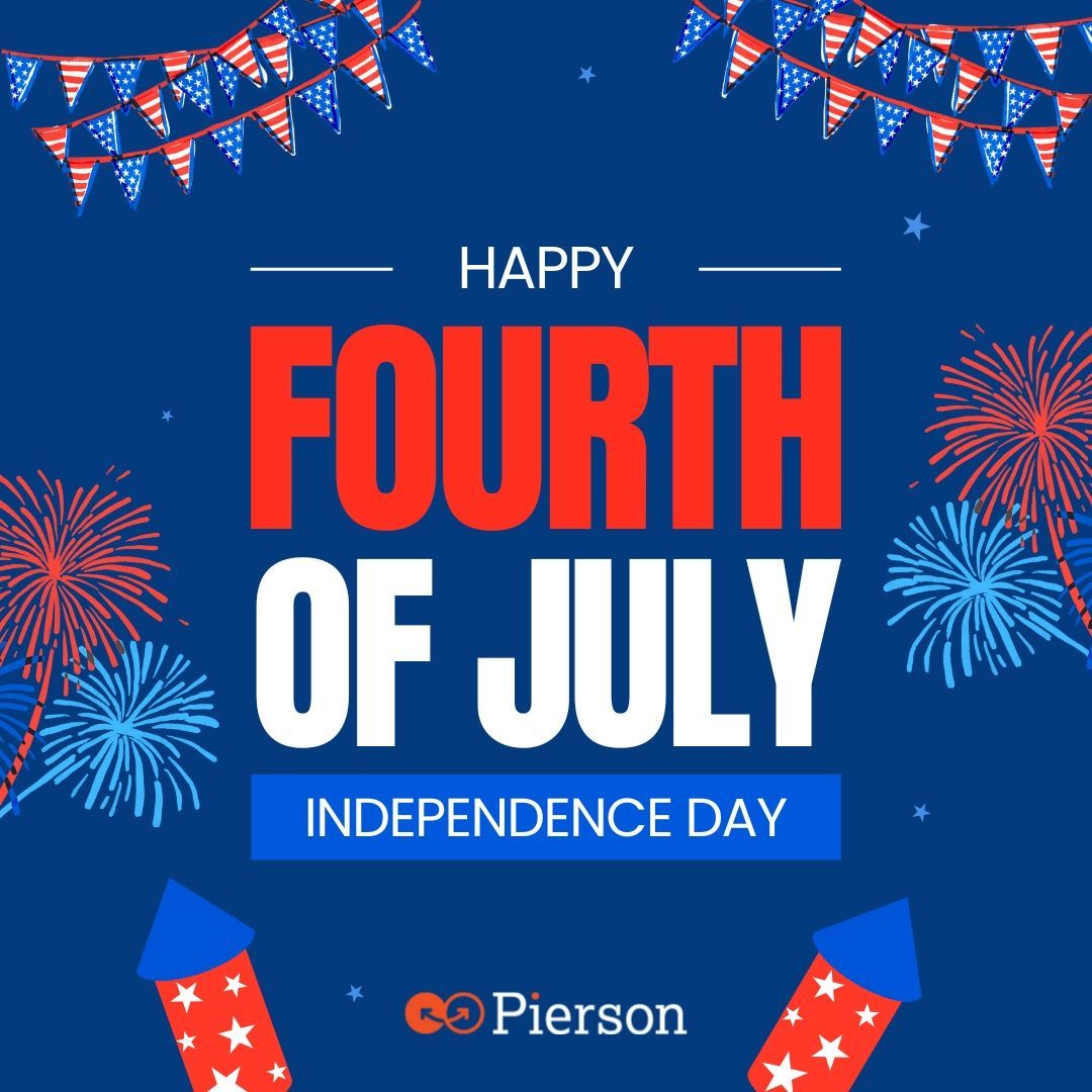 piersoncci's tweet image. Happy 4th of July!
Here’s to freedom, community, and the spirit that brings us together. Wishing you a safe & joyful Independence Day!
#FourthOfJuly #IndependenceDay #PiersonComputing