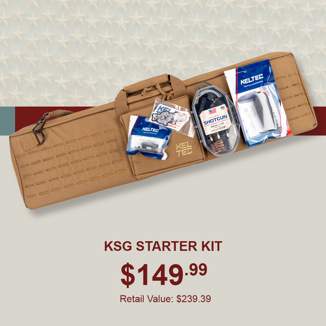 KelTecOfficial's tweet image. Our Fourth of July sale starts today and we’ve got PR57, KSG, and P17 starter kits.
These starter kits are packed with popular accessories that make your day-to-day carry or range time smoother, cleaner, and more enjoyable.
These are the go-to upgrades our team and customers…