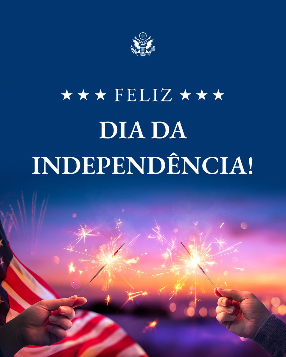 Feliz Dia da Independência 🇺🇸!
#4thofJuly #IndependenceDay #USA