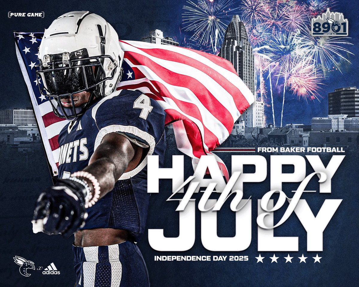 BakerHSFootball's tweet image. Happy 4th of July from the Hornets!