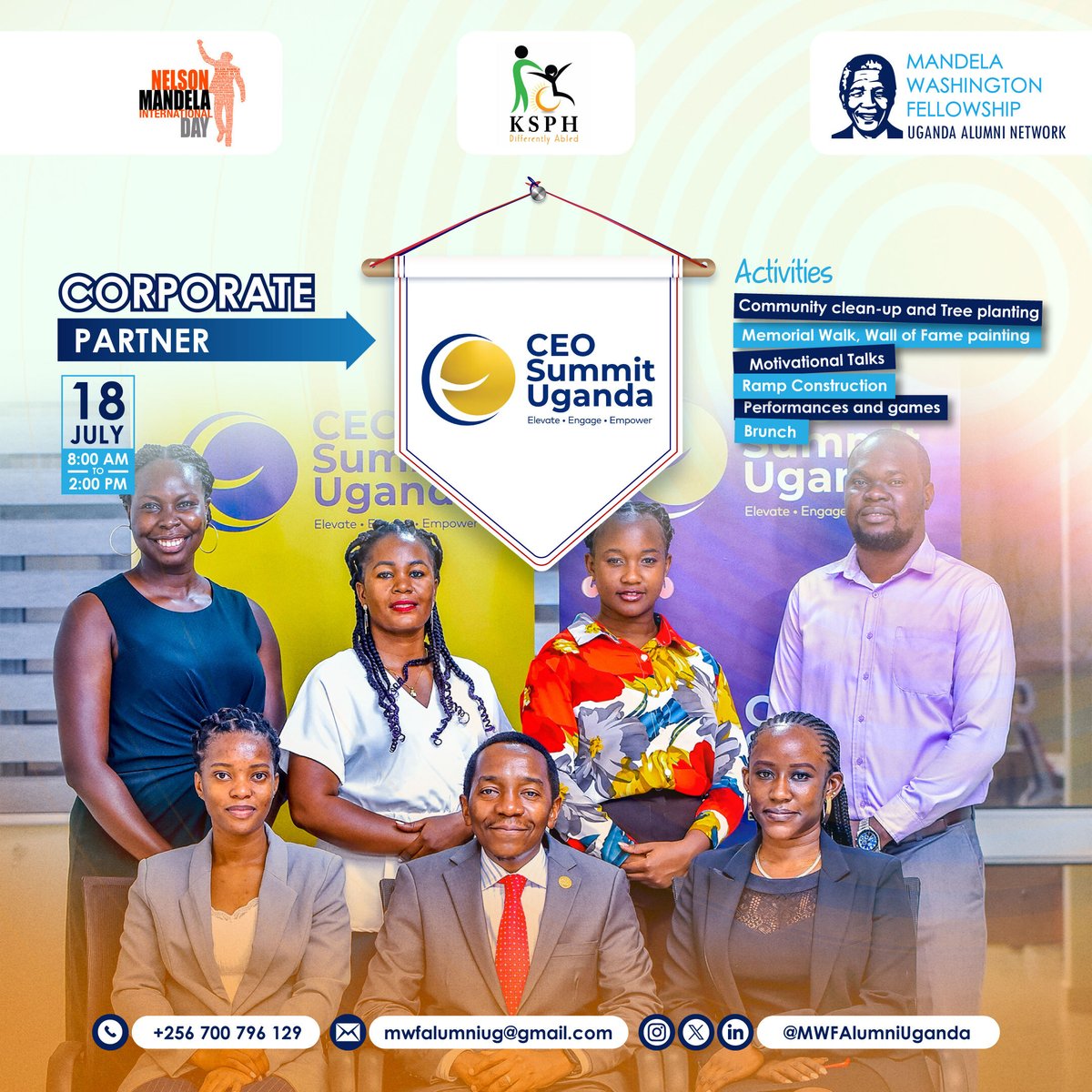 We can’t keep calm! 🔥 

We’re partnering with <a href="/ceosummituganda/">CEO SUMMIT UGANDA</a> for #MandelaDay2025 giving MWF Alumni access to Uganda’s top business leaders to build bridges between youth-led action and executive influence.

#ItIsInYourHands #Build4KSPH #MWFAlumniUG #NelsonMandela #MWFImpact