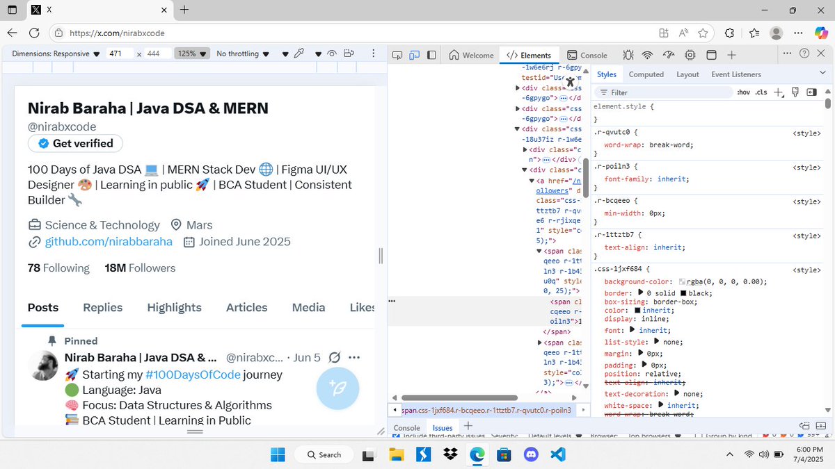 nirabxcode's tweet image. Happy 18M follower 
The power of HTML😂
#HTML #HTMLPAGLU #CODINGpagluu