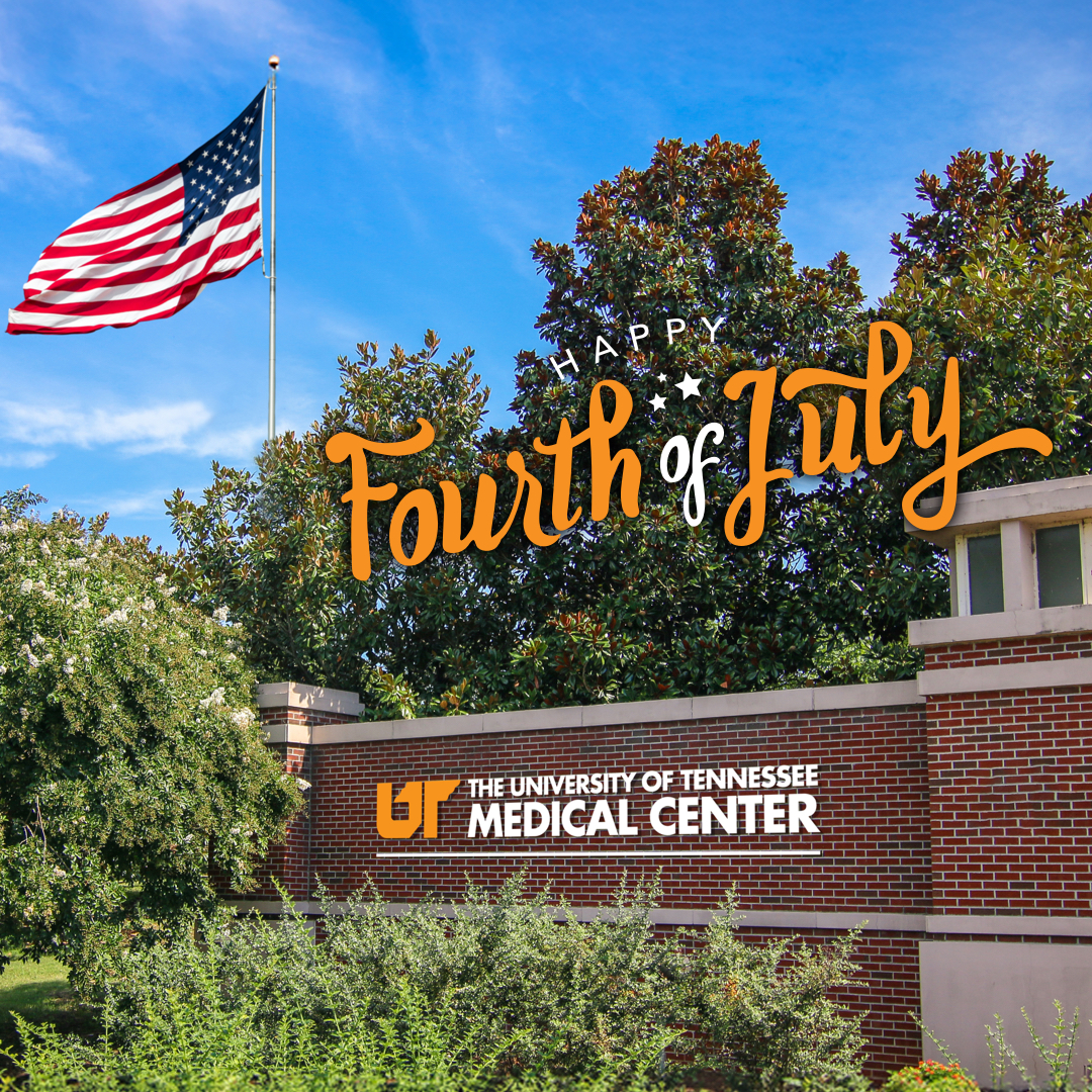 Happy 4th of July from all of us at UT Medical Center! 🇺🇸🎆

A heartfelt thank you to all our team members who are working today. We appreciate your commitment to serving our community. Happy 4th!!!

#UTMedicalCenter #July4th #HolidayWeekend #CommunityCare