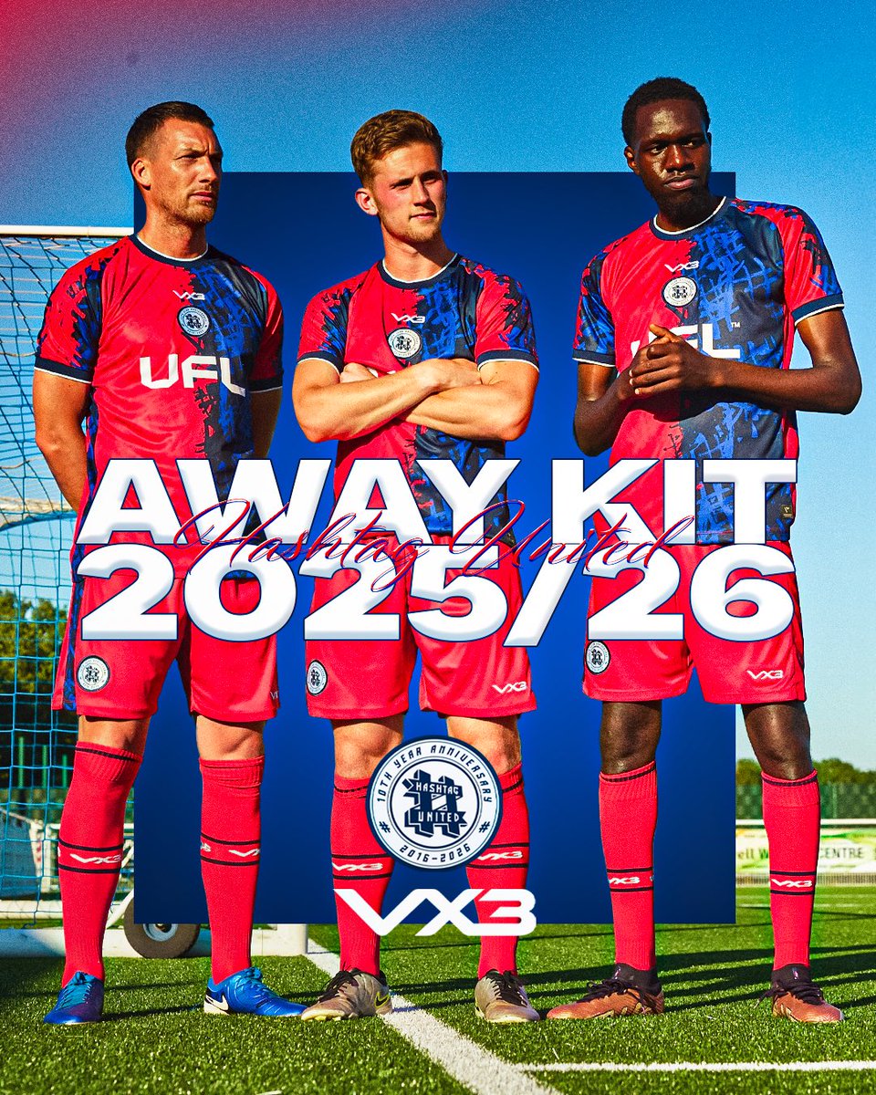 Hashtag United (@hashtagutd) on Twitter photo Presenting the brand ๐ <a href="/VX3apparel/">VX3</a> x <a href="/hashtagutd/">Hashtag United</a> AWAY kit for the 2025/26 season ๐ด๐ต
A new colour to mark a new era, & the return of bespoke kits to the Hashtag United family.
Get yours HERE ๐ shop.hashtagunited.co.uk/collections/haโฆ
๐๐ ๐๐๐๐๐ ๐๐ ๐ป๐๐๐ โข ๐๐๐๐-๐๐๐๐ Presenting the brand ๐ <a href="/VX3apparel/">VX3</a> x <a href="/hashtagutd/">Hashtag United</a> AWAY kit for the 2025/26 season ๐ด๐ต
A new colour to mark a new era, & the return of bespoke kits to the Hashtag United family.
Get yours HERE ๐ shop.hashtagunited.co.uk/collections/haโฆ
๐๐ ๐๐๐๐๐ ๐๐ ๐ป๐๐๐ โข ๐๐๐๐-๐๐๐๐