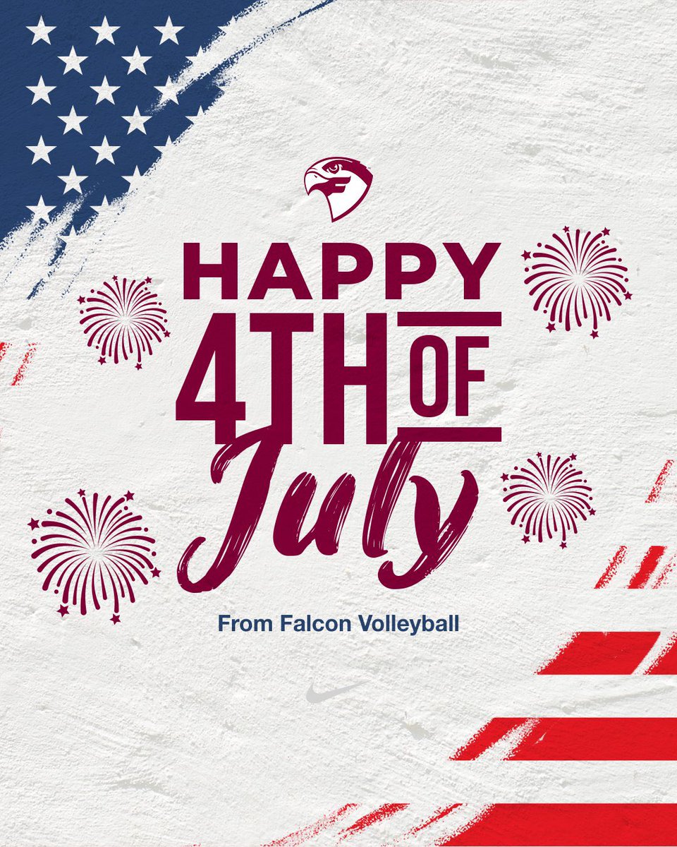 Fairmont State Volleyball wishes you a very happy and safe 4th of July!!