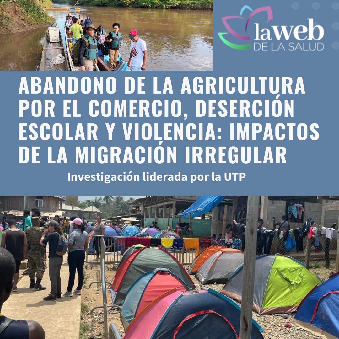 La web de la salud (@lawebdelasalud1) on Twitter photo Abandono de la agricultura por el comercio, deserción escolar y violencia, entre otros impactos de la migración irregular por el Darién
<a href="/utppanama/">UTP Panamá</a> <a href="/UTPInvestiga/">UTPInvestigación</a> <a href="/CemcitAip/">CEMCIT AIP</a> <a href="/senacyt/">Senacyt Panamá</a>
lawebdelasalud.com/abandono-de-la… Abandono de la agricultura por el comercio, deserción escolar y violencia, entre otros impactos de la migración irregular por el Darién
<a href="/utppanama/">UTP Panamá</a> <a href="/UTPInvestiga/">UTPInvestigación</a> <a href="/CemcitAip/">CEMCIT AIP</a> <a href="/senacyt/">Senacyt Panamá</a>
lawebdelasalud.com/abandono-de-la…