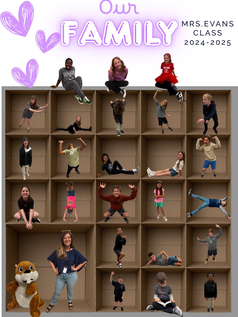 sauslander's tweet image. Hey @canva Teachers! Check out my new favorite end of 5th grade project! Each student used the remove bg feature in Canva to create their very own Class in a Box. I downloaded and emailed each student’s parents for a fun keepsake. What do you think? @msdwt @AllisonvilleES