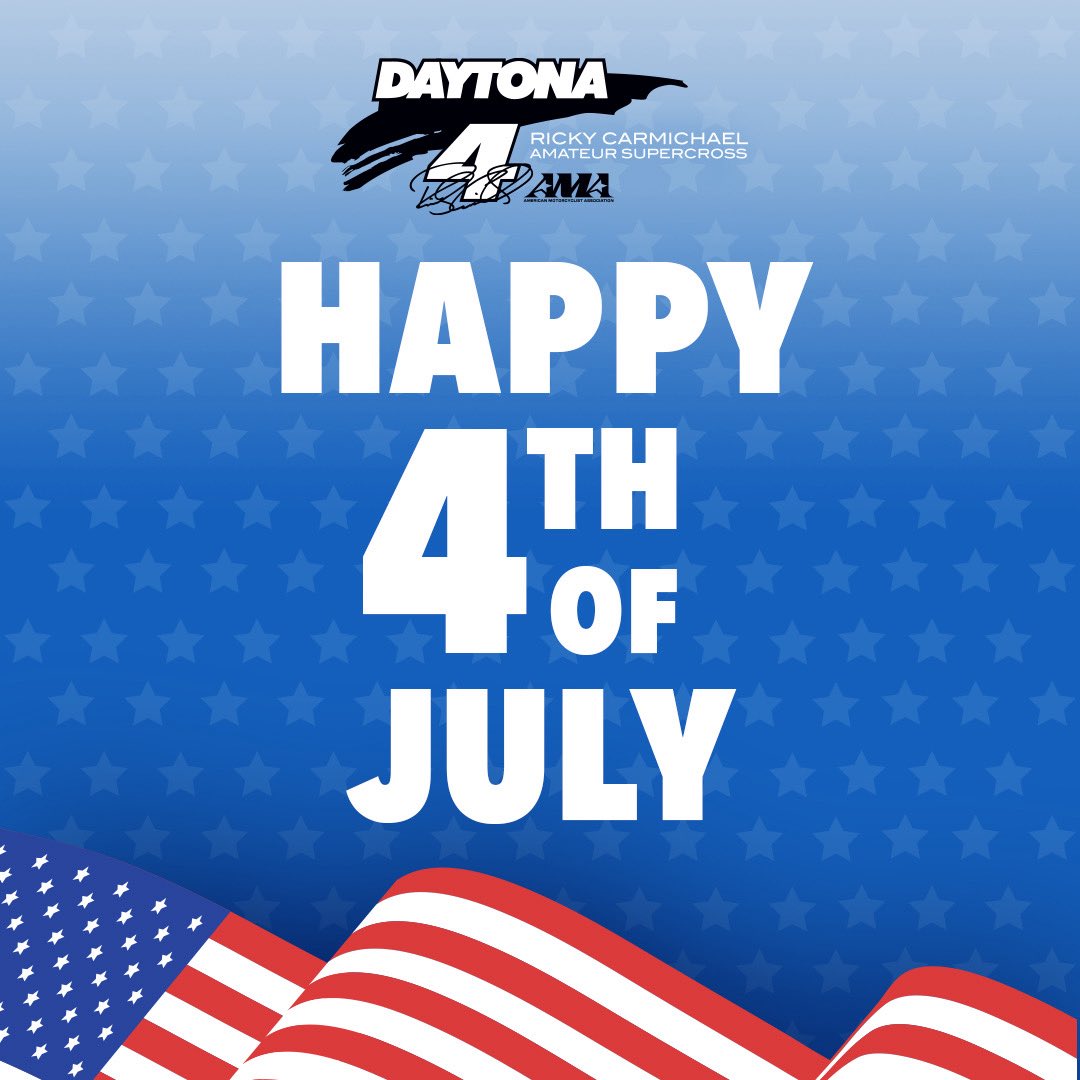 Happy July 4th race fans, friends, family and every American 🇺🇸 Enjoy your weekend celebrating 🎆🎇 🏁 #RCSX