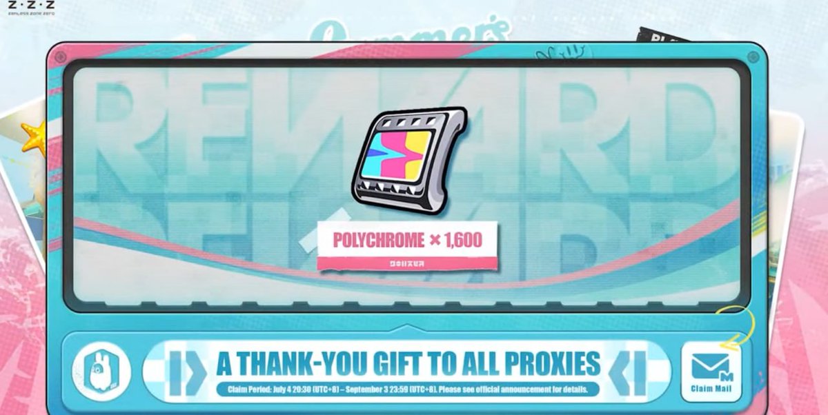 TODAY WE WILL BE GIVEN 1,600 POLYCHROMES FOR OUR ANNIVERSARY

#ZenlessZoneZero #ゼンゼロ #ZZZ