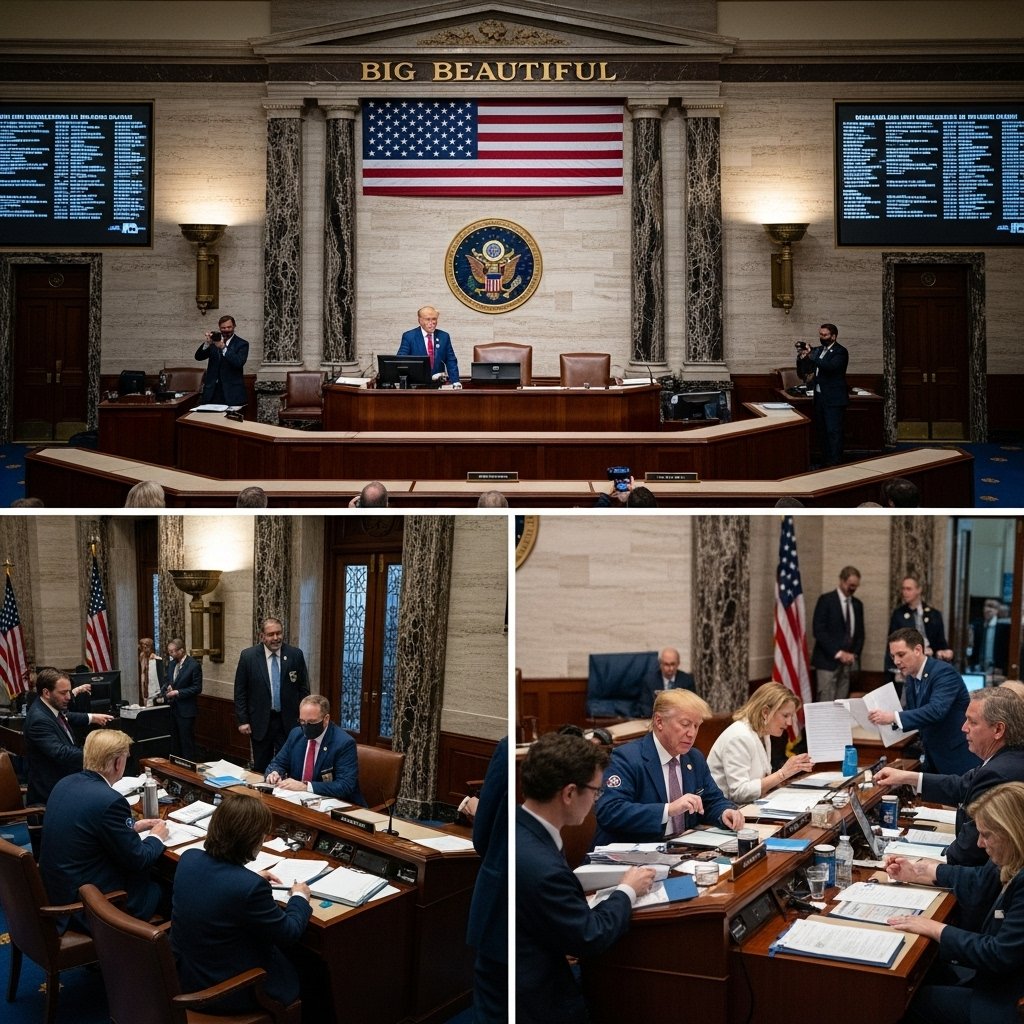 Buzzclick (@buzzclick11) on Twitter photo Senate passes Trump’s “Big Beautiful” megabill—extending tax cuts, boosting spending & raising the debt ceiling. Conservatives praise MAGA unity, critics warn of fiscal recklessness. 🇺🇸 #FiscalResponsibility #LimitedGovernment #DebtCeiling #MAGA Senate passes Trump’s “Big Beautiful” megabill—extending tax cuts, boosting spending & raising the debt ceiling. Conservatives praise MAGA unity, critics warn of fiscal recklessness. 🇺🇸 #FiscalResponsibility #LimitedGovernment #DebtCeiling #MAGA