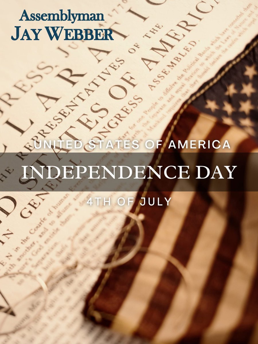 JayWebberNJ's tweet image. When our Founding Fathers gathered to sign the Declaration of Independence, they were in effect signing their own death warrant.
But freedom & self-governance were more important — nearly 250 yrs later we preserve those ideals that serve as the cornerstones of our country. 🇺🇸