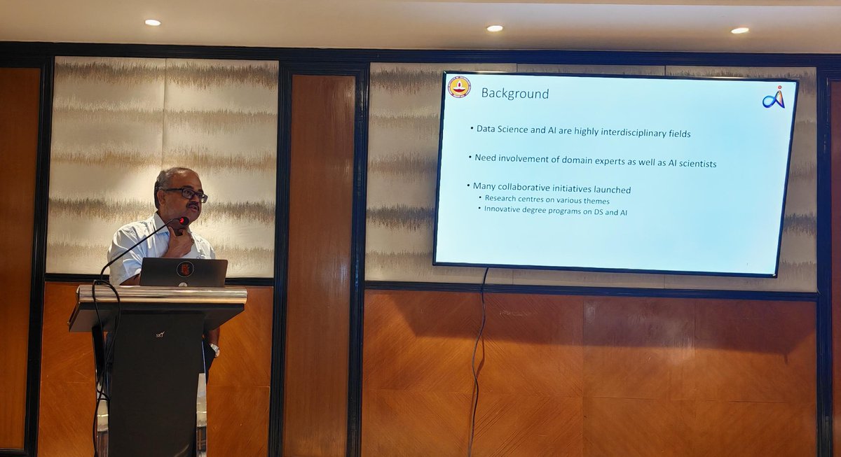 Wadhwani School of Data Science & AI (WSAI), IITM (@wsai_iitm) on Twitter photo Prof. B. Ravindran, Head of the Wadhwani School of #DataScience and #AI at IIT Madras, addresses industry leaders at the 'CxO Meet' being held as part of Sangam 2025 by <a href="/iitmadras/">IIT Madras</a> and the <a href="/IITMAA/">IITMAA</a> in Bengaluru on July 4–5, 2025.
#Sangam2025 #CxOMeet <a href="/ravi_iitm/">Balaraman Ravindran</a> Prof. B. Ravindran, Head of the Wadhwani School of #DataScience and #AI at IIT Madras, addresses industry leaders at the 'CxO Meet' being held as part of Sangam 2025 by <a href="/iitmadras/">IIT Madras</a> and the <a href="/IITMAA/">IITMAA</a> in Bengaluru on July 4–5, 2025.
#Sangam2025 #CxOMeet <a href="/ravi_iitm/">Balaraman Ravindran</a>