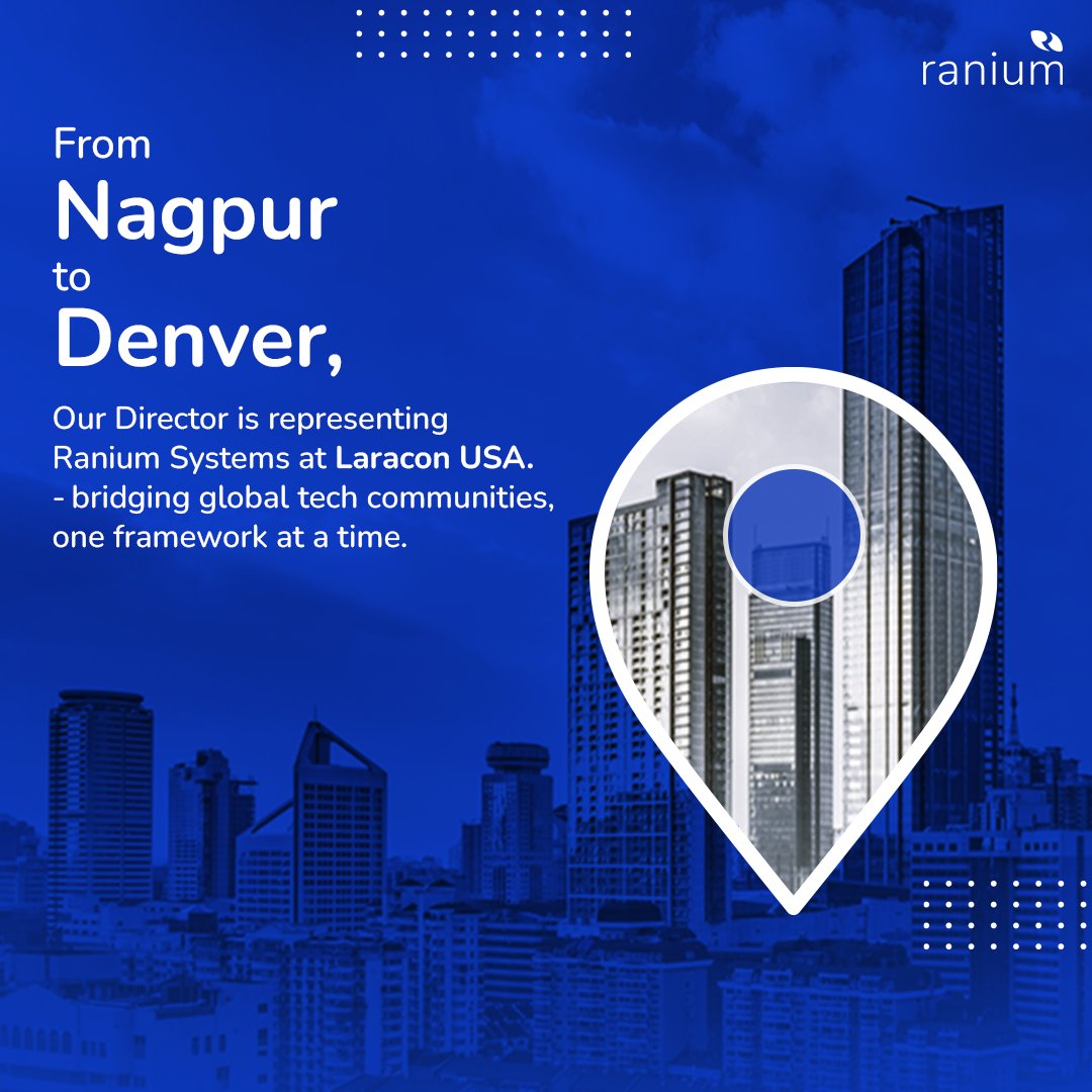 From the heart of Nagpur to the energy of Denver! 🇮🇳➡️🇺🇸

<a href="/_abbas/">Abbas Ali</a> is proudly representing Ranium at Laracon US — connecting tech minds across borders.

He is excited to engage with the global developer community and share the energy of innovation! 🚀🌎