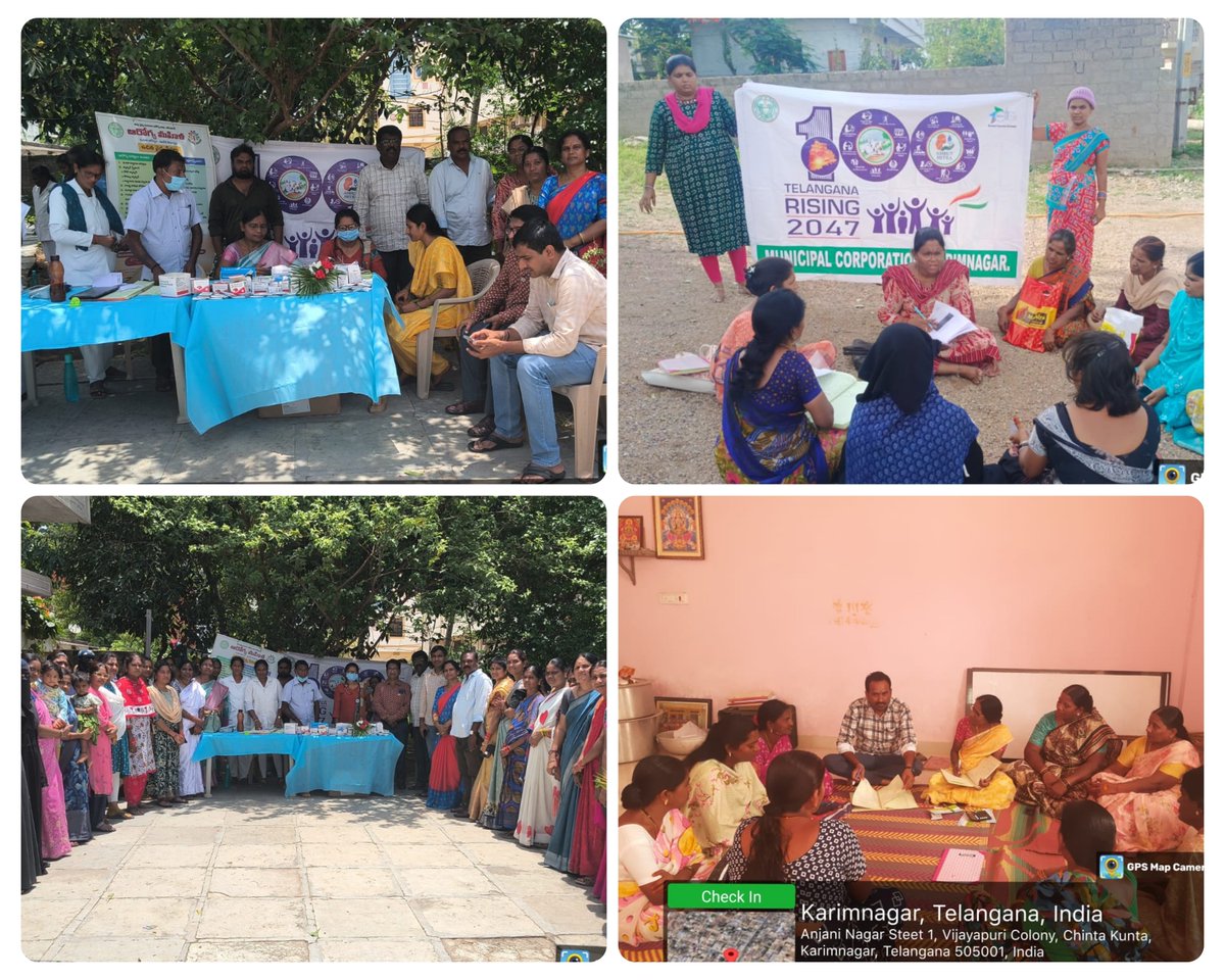MC Karimnagar (@mc_karimnagar) on Twitter photo #MC_KARIMNAGAR, Under #100DaysActionPlan, MEPMA organized Health Camps 🏥 for #SHG members & meeting 💬 on Bank Linkage 💳 & Financial Empowerment. <a href="/Collector_KNR/">Collector Karimnagar District</a> <a href="/cdmatelangana/">C&DMA</a> <a href="/tgmepma/">TMEPMA</a> <a href="/tksreedevi/">TK Sreedevi</a> <a href="/TelanganaCS/">Office of Chief Secretary, Telangana Govt.</a> <a href="/TelanganaCMO/">Telangana CMO</a> #WomenEmpowerment #MEPMA #FinancialInclusion" #MC_KARIMNAGAR, Under #100DaysActionPlan, MEPMA organized Health Camps 🏥 for #SHG members & meeting 💬 on Bank Linkage 💳 & Financial Empowerment. <a href="/Collector_KNR/">Collector Karimnagar District</a> <a href="/cdmatelangana/">C&DMA</a> <a href="/tgmepma/">TMEPMA</a> <a href="/tksreedevi/">TK Sreedevi</a> <a href="/TelanganaCS/">Office of Chief Secretary, Telangana Govt.</a> <a href="/TelanganaCMO/">Telangana CMO</a> #WomenEmpowerment #MEPMA #FinancialInclusion"