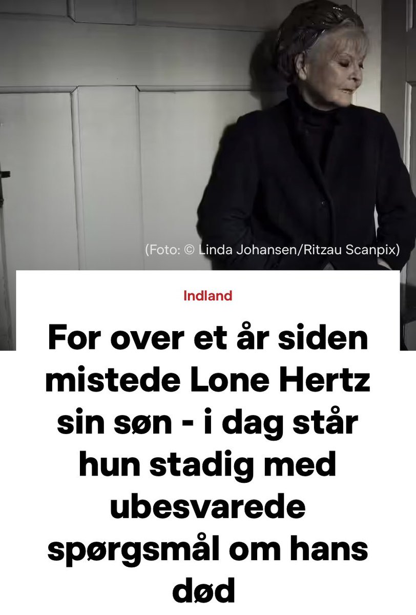 Lone Hertz har mistet sin søn Thomas men kan ikke få indsigt i, hvad der skete på hans bosted.
Retssikkerhed for mennesker med handicap er - med Lones ord - nedviklet. 
En national skandale mødt af negligering og stilhed.
#enmillionstemmer #dkpol
dr.dk/nyheder/indlan…