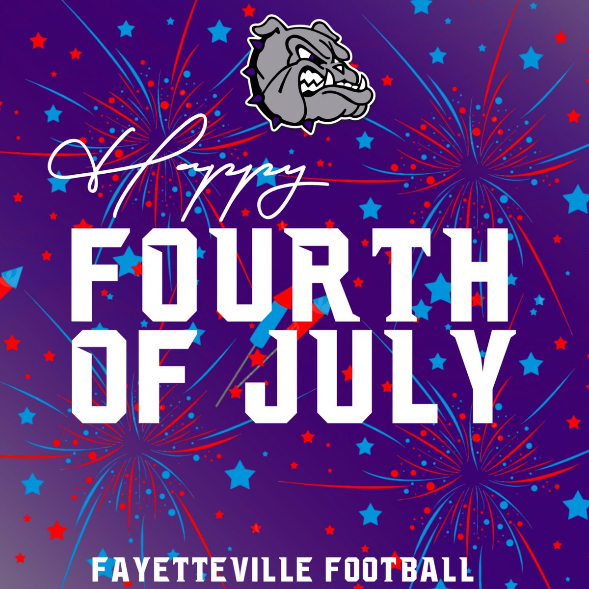 Wishing our entire Bulldog FAM1LY a safe and joyful Independence Day! Grateful for the freedom to chase greatness on and off the field.

#PurpleReign #FAM1LY
