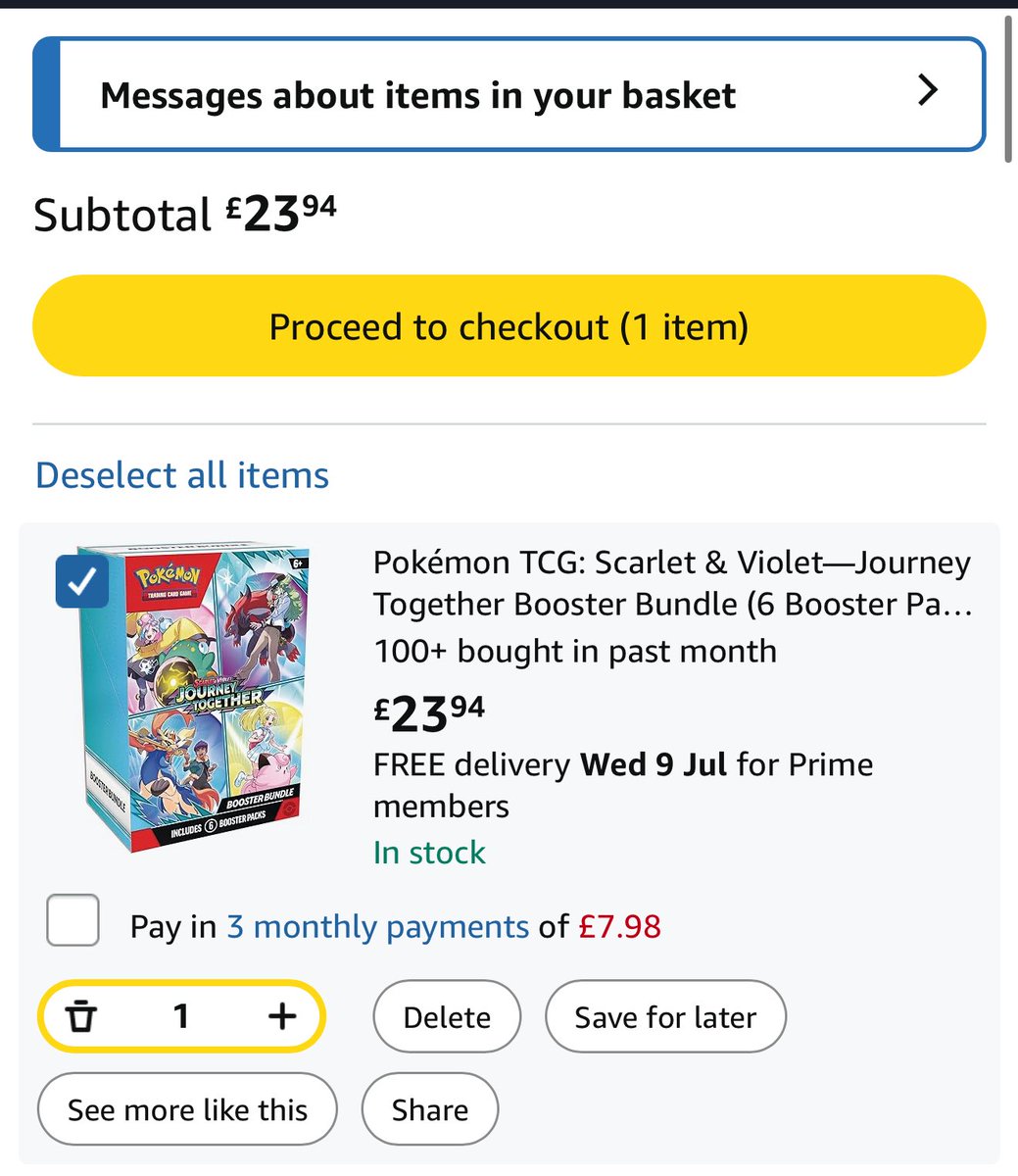 Pokemon Stock Alerts UK tweet media