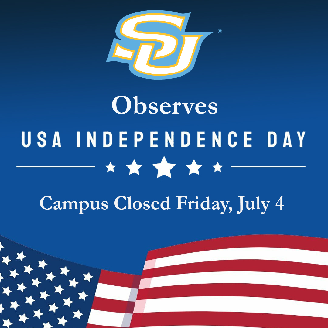 SouthernU_BR's tweet image. All Southern University System campuses are closed today in observance of Independence Day.
#WeAreSouthern