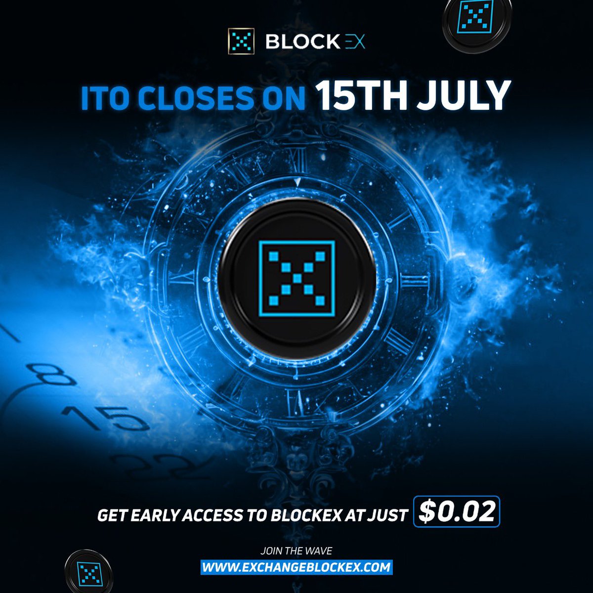 xbeBlockex's tweet photo. ⏰ Final call: BlockEx ITO ends 15th July!
$XBE is still at $0.02, but not for long.
This is your chance to buy before it lists.
🔗 https://t.co/7BiKW3e69S
#XBE #BlockEx #CryptoPresale #AltcoinAlert #Web3Launch https://t.co/QoRZAY9ut5