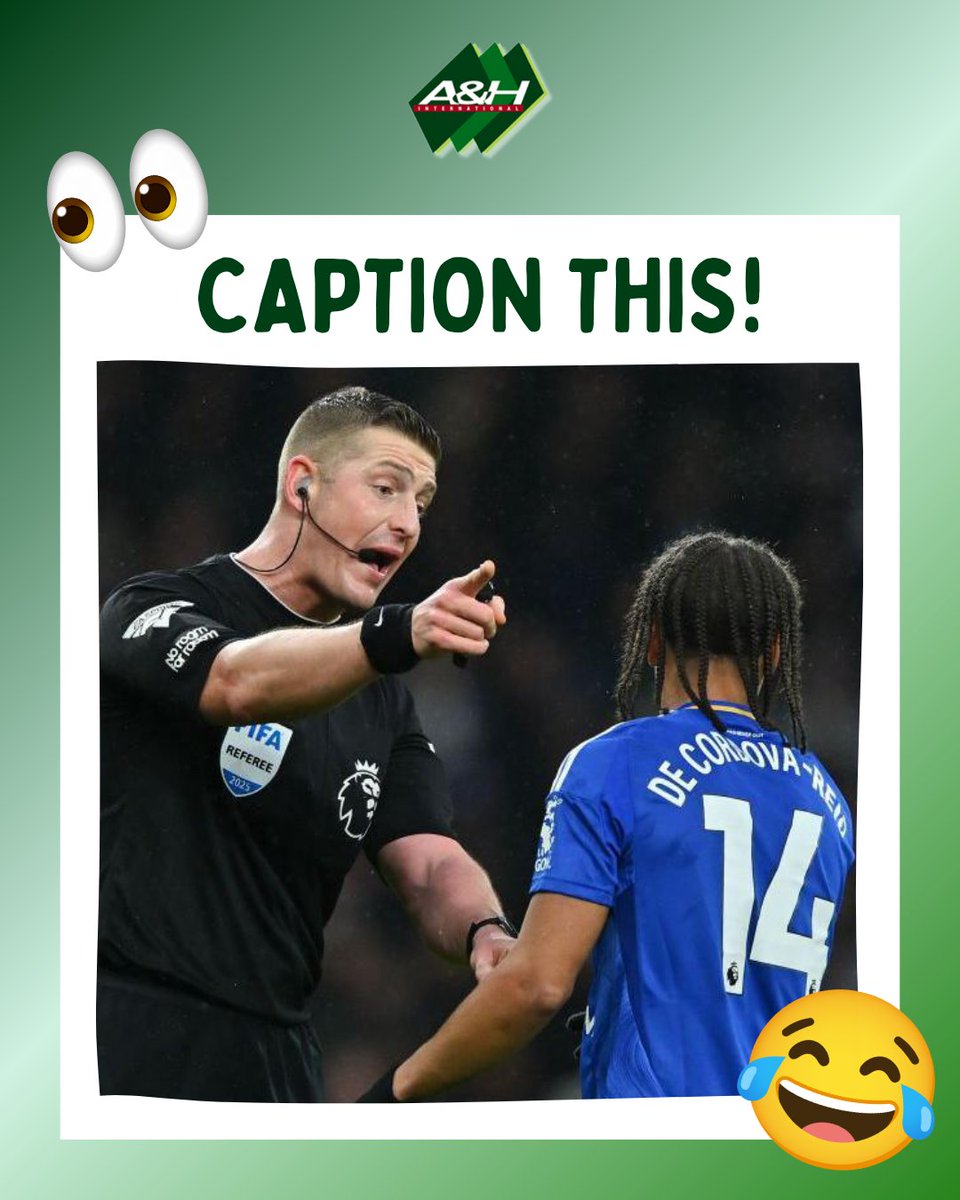 Drop your funniest caption for this referee-player scene below! 👇 
#WeAreReferees #CaptionThis