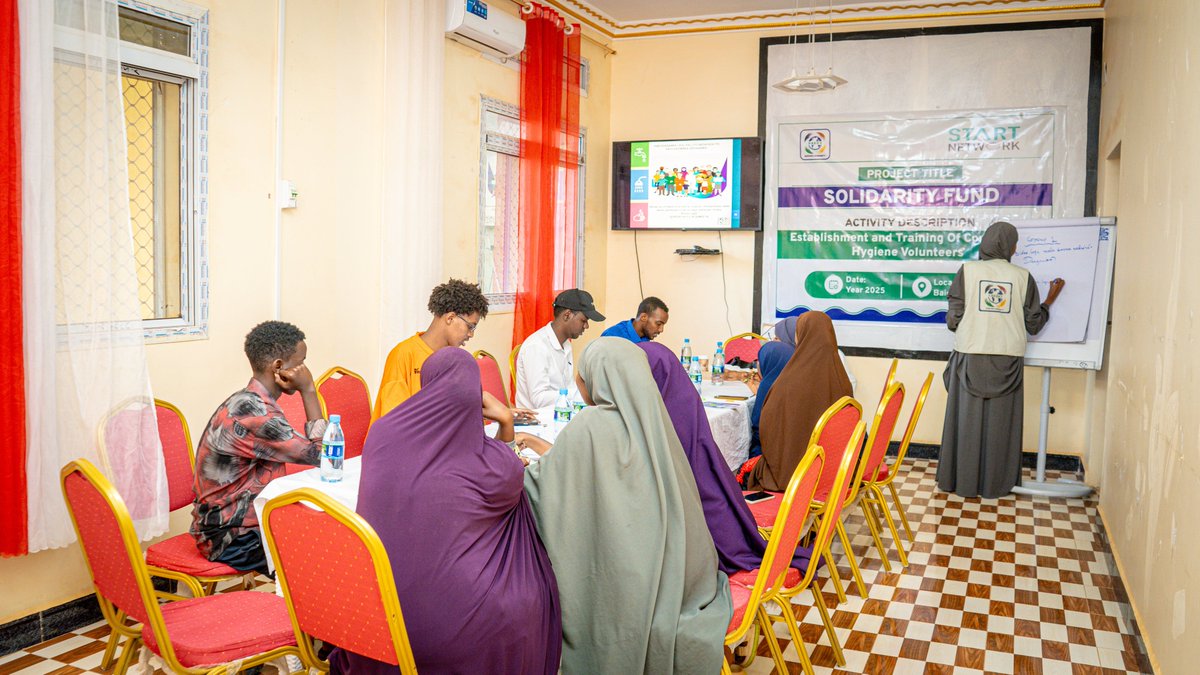 GREDO SOMALIA (@gredosom) on Twitter photo With support from the <a href="/StartNetwork/">Start Network</a> , <a href="/gredosom/">GREDO SOMALIA</a> conducted WASH training for Community Hygiene Volunteers in Baidoa and Marka. The training enhanced the volunteers’ capacity to promote safe water practices, improved sanitation, and effective hygiene education in IDP communities. With support from the <a href="/StartNetwork/">Start Network</a> , <a href="/gredosom/">GREDO SOMALIA</a> conducted WASH training for Community Hygiene Volunteers in Baidoa and Marka. The training enhanced the volunteers’ capacity to promote safe water practices, improved sanitation, and effective hygiene education in IDP communities.