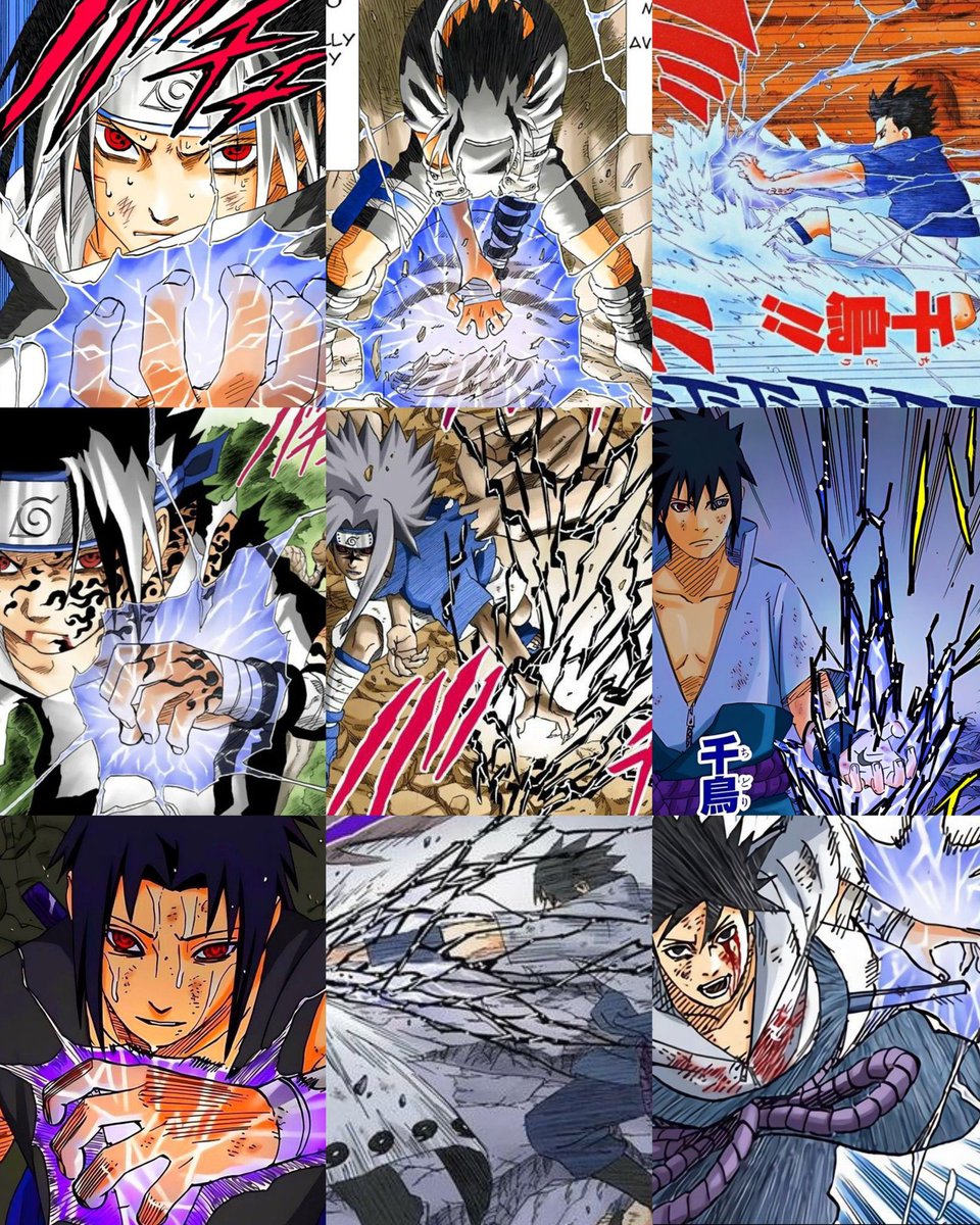 sskkonohagakure's tweet photo. Sasuke's chidori will always remained iconic 💥 https://t.co/KgvRj8Aro4