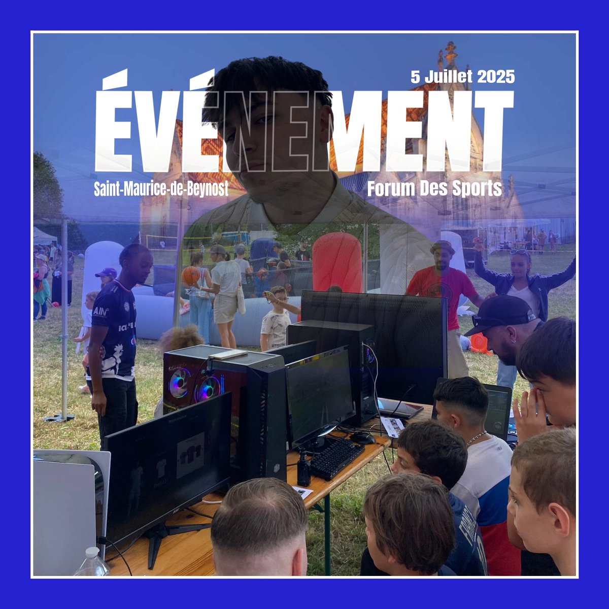 FBBP01 NBZ 💫 (@nbzesport) on Twitter photo Road to événement 🎉
Je serai présent de 10h à 18h à la Grande Bougeotte pour proposer une initiation à l’esport 🎮
📍 Saint-Maurice-de-Beynost – Forum des Sports
Merci au <a href="/FBBP01Esport/">F. Bourg-en-Bresse Péronnas 01 Esport</a> pour l’invitation 💙🤍 #ICICESTLAIN Road to événement 🎉
Je serai présent de 10h à 18h à la Grande Bougeotte pour proposer une initiation à l’esport 🎮
📍 Saint-Maurice-de-Beynost – Forum des Sports
Merci au <a href="/FBBP01Esport/">F. Bourg-en-Bresse Péronnas 01 Esport</a> pour l’invitation 💙🤍 #ICICESTLAIN