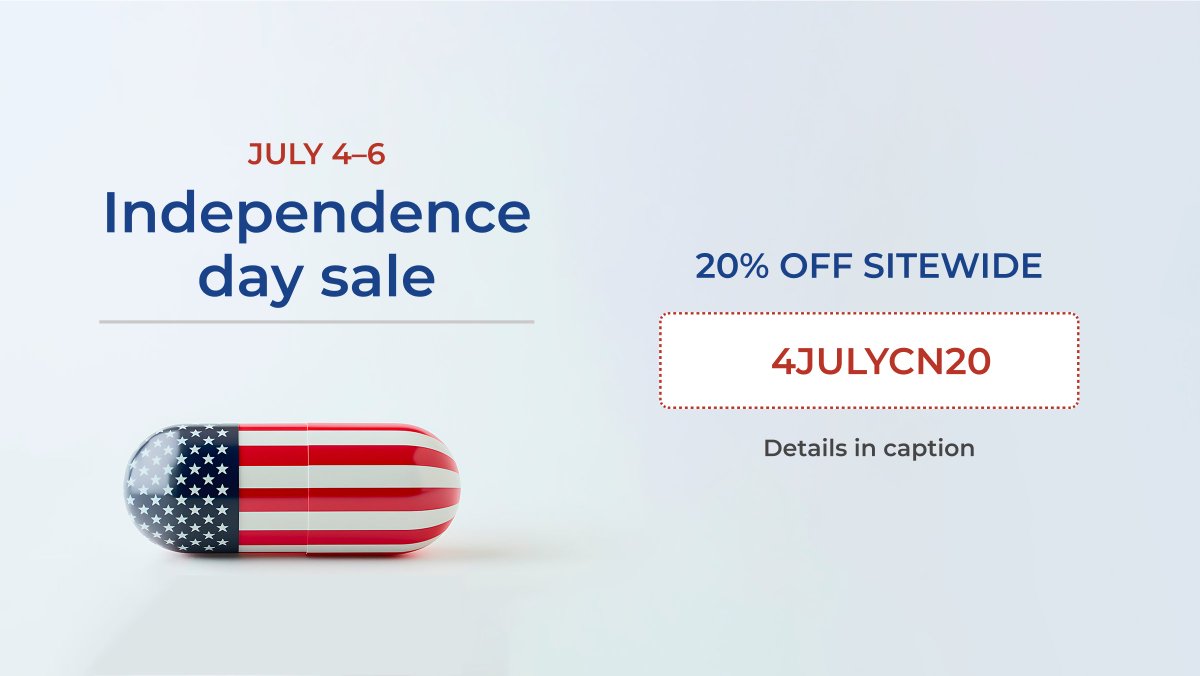 Happy Independence Day!
To honor this special occasion, we’re excited to announce our Big Independence Day Sale! 

Enjoy 20% OFF on all items with the code 4JULYCN20
⏳The sale runs from July 4 to July 6. Don’t miss your chance!

💥 Plus:
• Extra 10% OFF if you pay with crypto*