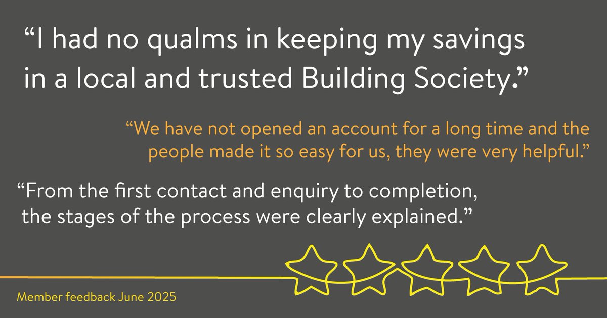 Why do our members choose to save with us?🤔

Clear information, helpful staff, trusted local Building Society.💥

#Customerfeedback #CustomerService #Savings #Buildingsociety

Find out more about the Society, visit: hrbs.co.uk