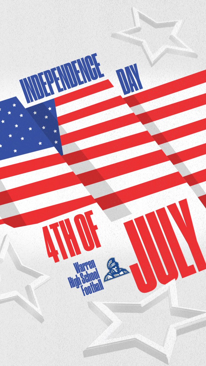 Happy 4th of July from Warren Football!!