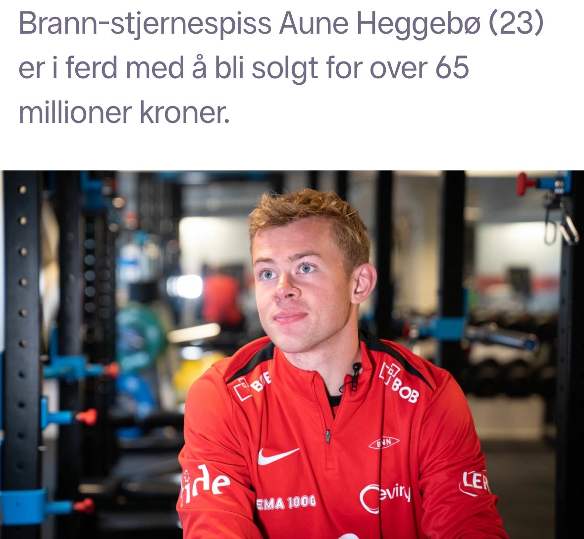 Det begynner å ligne en absurd pengegalopp i norsk fotball! 

65 millioner for Heggebø?🧐