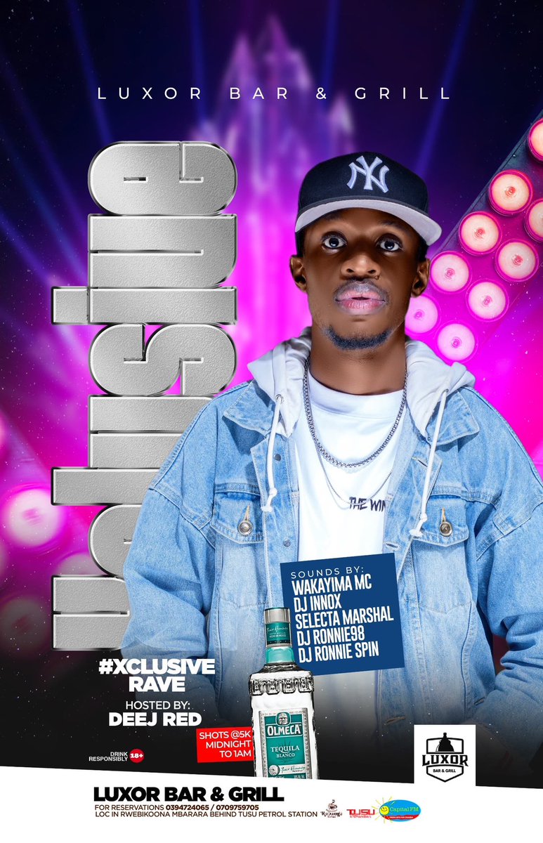 @WAKAYIMA MC (@mc_wakayima) on Twitter photo Power hour โ21 โ21 vibes๐จ xclusive raving <a href="/LuxorBarMbra/">Luxor Bar & Grill</a> ๐บ๐บ๐บ
Come letโs party ๐ #xclusiverave #thewinmachines Power hour โ21 โ21 vibes๐จ xclusive raving <a href="/LuxorBarMbra/">Luxor Bar & Grill</a> ๐บ๐บ๐บ
Come letโs party ๐ #xclusiverave #thewinmachines