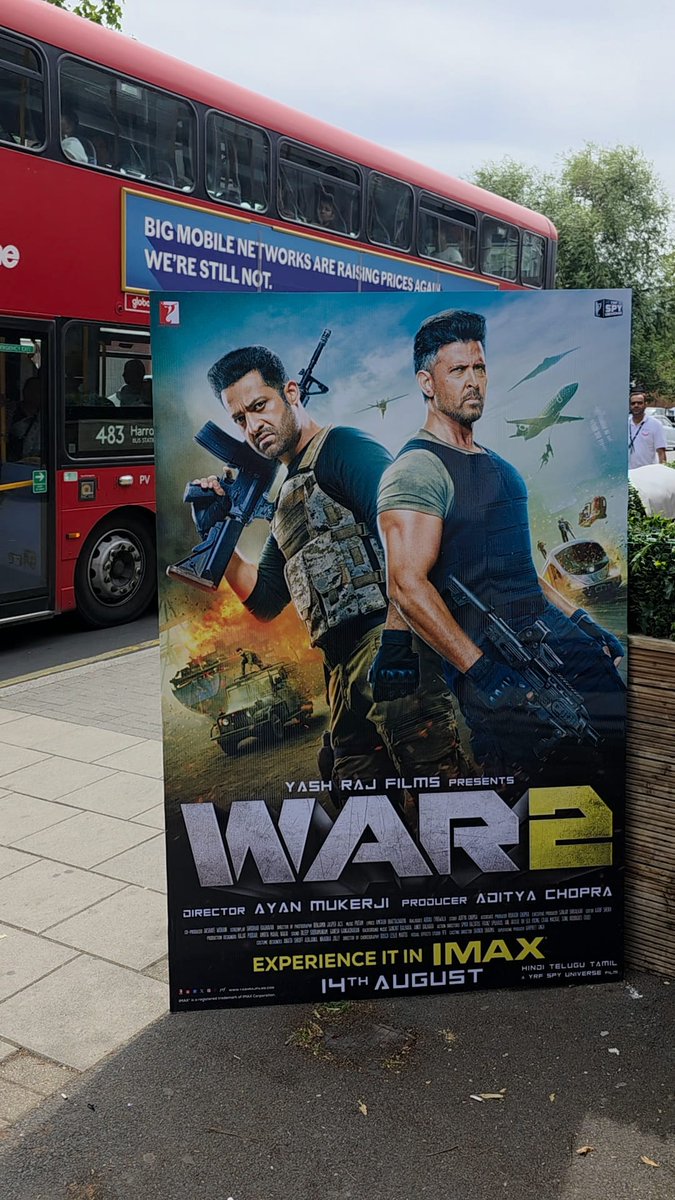 Box Office Figures (@boxofficefig) on Twitter photo #War2 arrived In ๐ฌ๐ง
Releasing in cinemas worldwide on August 14th! Experience It In Imax ๐ฅ
<a href="/iHrithik/">Hrithik Roshan</a> <a href="/tarak9999/">Jr NTR</a> <a href="/kiaraaliaadvani/">Kiaraaliaadvani</a> <a href="/yrf/">Yash Raj Films</a> #War2 #hrithikroshan #jrntr #kiaraadvani #YRFSpyUniverse #War2 arrived In ๐ฌ๐ง
Releasing in cinemas worldwide on August 14th! Experience It In Imax ๐ฅ
<a href="/iHrithik/">Hrithik Roshan</a> <a href="/tarak9999/">Jr NTR</a> <a href="/kiaraaliaadvani/">Kiaraaliaadvani</a> <a href="/yrf/">Yash Raj Films</a> #War2 #hrithikroshan #jrntr #kiaraadvani #YRFSpyUniverse