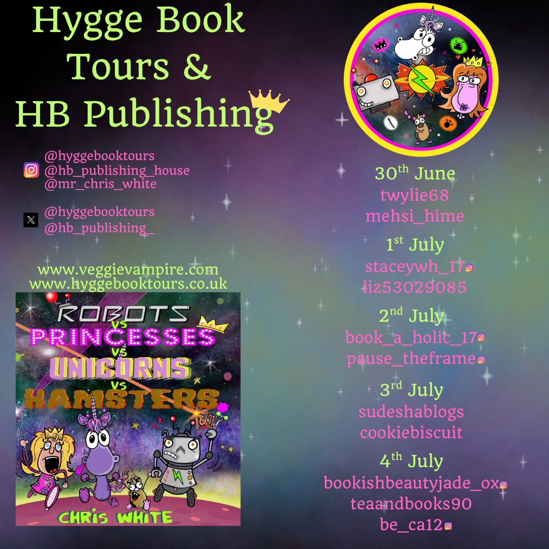 Tea And Books (Kelly P) 📚☕ (@teaandbooks90) on Twitter photo goodreads.com/review/show/77…
- BOOK TOUR REVIEW -
Robots vs Princesses vs Unicorns vs Hamsters - Chris White.
<a href="/hb_publishing_/">HB Publishing House</a> <a href="/hyggebooktours/">Hygge Book Tours</a>
#childrensbooks goodreads.com/review/show/77…
- BOOK TOUR REVIEW -
Robots vs Princesses vs Unicorns vs Hamsters - Chris White.
<a href="/hb_publishing_/">HB Publishing House</a> <a href="/hyggebooktours/">Hygge Book Tours</a>
#childrensbooks