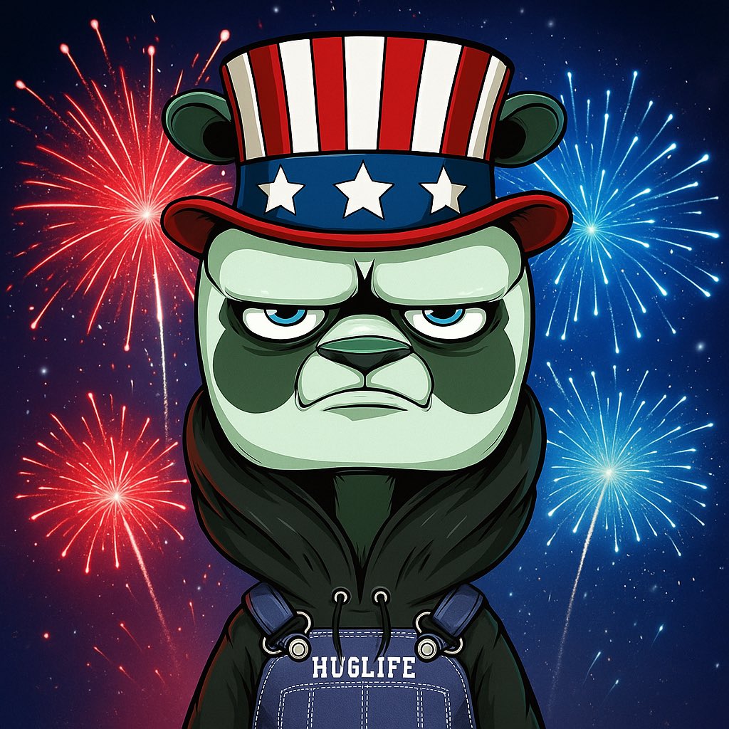 Happy 4th of July Frens 🥳🖤💎

We celebrate independence and the unstoppable energy of our community.