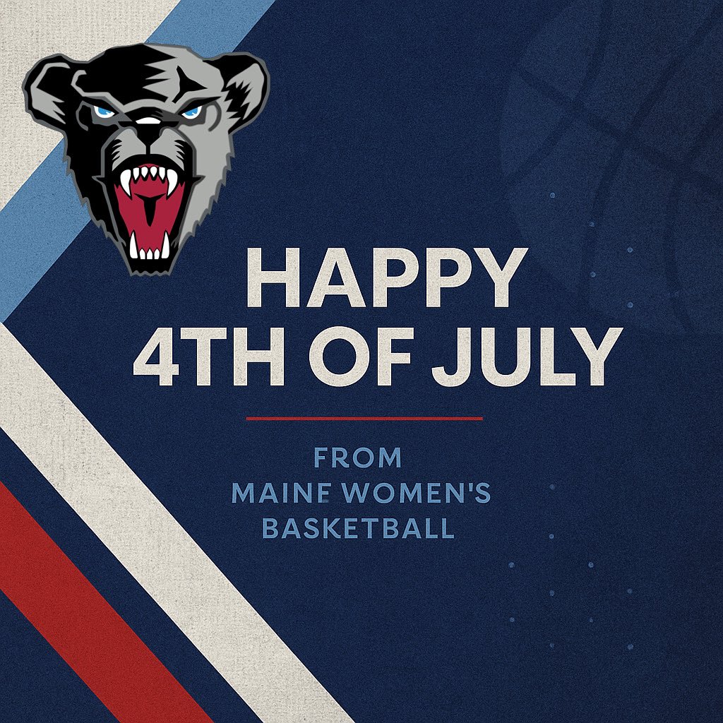 Maine Women's Basketball (@blackbearswbb) on Twitter photo Happy 4th of July Black Bear fans! ๐บ๐ธ๐ฅ Happy 4th of July Black Bear fans! ๐บ๐ธ๐ฅ