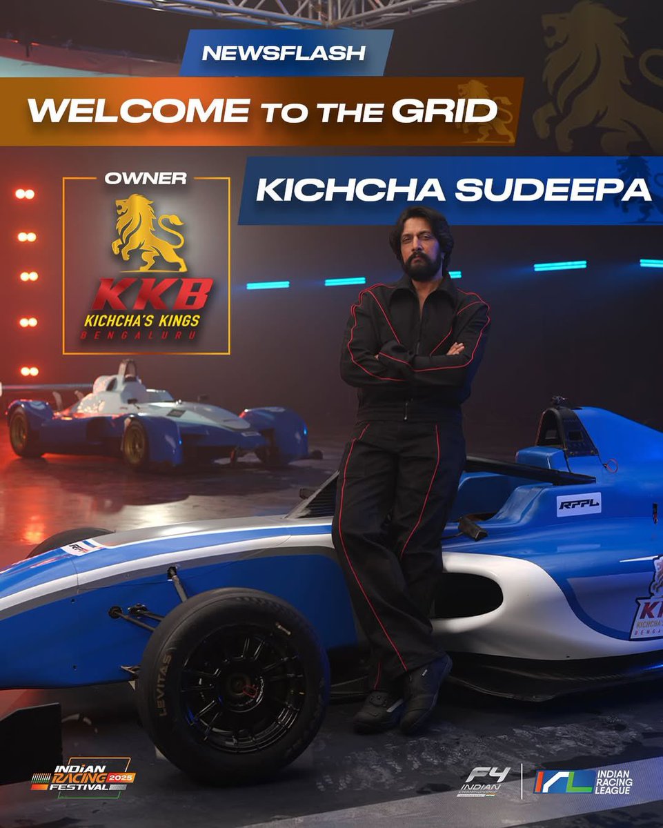ಯಮುನಾ ರವಿರಾಜ್ (@yamunasudeepian) on Twitter photo Baadshah is the New owner of Bengaluru based Franchise in Indian Racing League and the franchise is named as "Kichcha's Kings Bengaluru" 🔥
<a href="/KicchaSudeep/">Kichcha Sudeepa</a> Baadshah is the New owner of Bengaluru based Franchise in Indian Racing League and the franchise is named as "Kichcha's Kings Bengaluru" 🔥
<a href="/KicchaSudeep/">Kichcha Sudeepa</a>