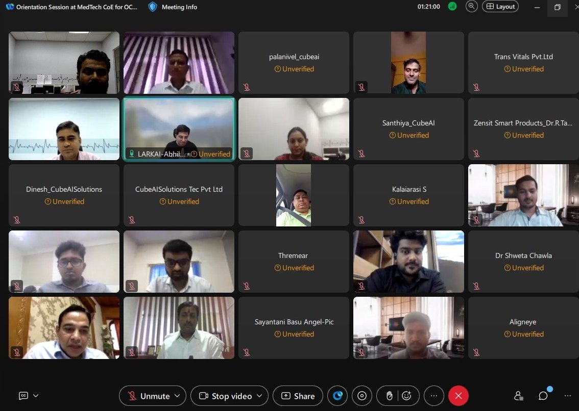 🌟 Excited to welcome new cohort of innovators!
STPI-MedTech CoE has successfully hosted an #Orientation #Session for aspiring startups selected under #OCP 6.0. A brief presentation on incubation support were delivered &amp; address the startups queries.🩺💡
<a href="/stpiindia/">STPI</a> <a href="/arvindtw/">Arvind Kumar</a>