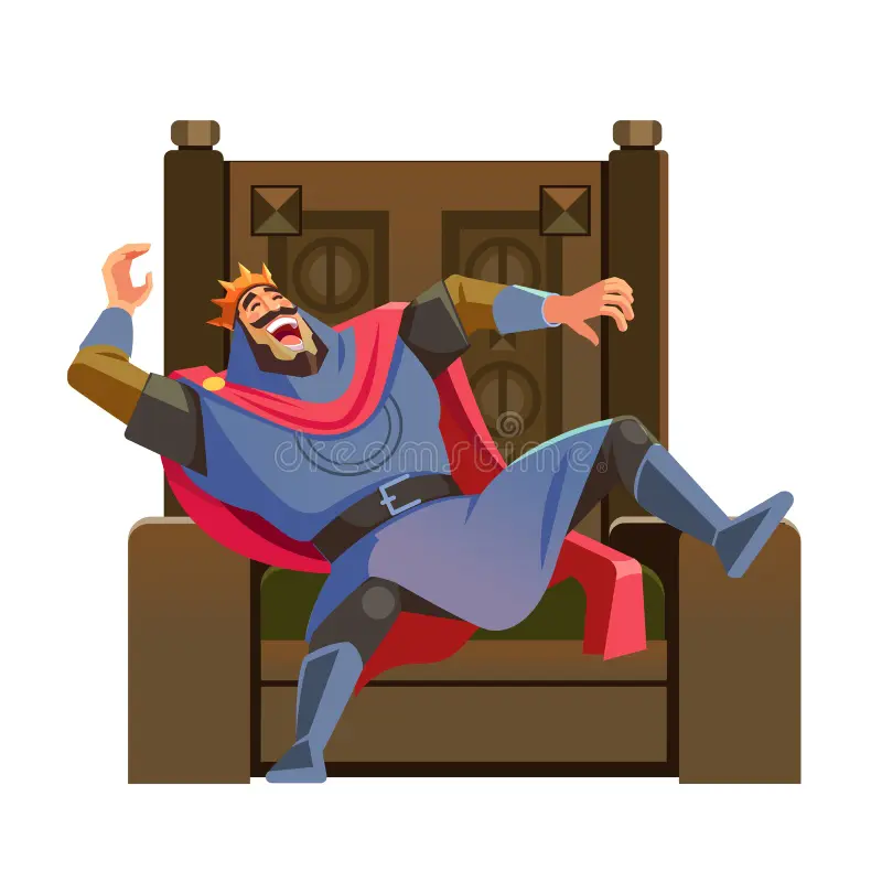 REI, O POVO ESTA LUTANDO PARA AUMENTAR OS IMPOSTOS PARA QUE A COROA TENHA MAIS LUXO.... O QUE FAREMOS ????
O REI.....