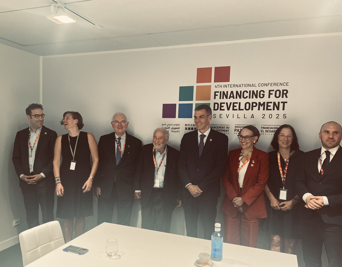 Icrict (@icrict) on Twitter photo Our commissioners <a href="/JosephEStiglitz/">Joseph E. Stiglitz</a> <a href="/JoseA_Ocampo/">Jose Antonio Ocampo</a> and <a href="/Martin_M_Guzman/">Martín Guzmán</a>, alongside <a href="/MazzucatoM/">Mariana Mazzucato</a> and <a href="/RGrynspan/">Rebeca Grynspan</a> met with <a href="/sanchezcastejon/">Pedro Sánchez</a> and <a href="/carlos_cuerpo/">Carlos Cuerpo</a> for a fruitful expert dialogue on the “Compromiso de Sevilla” and the road ahead to deliver on debt, tax and development. Our commissioners <a href="/JosephEStiglitz/">Joseph E. Stiglitz</a> <a href="/JoseA_Ocampo/">Jose Antonio Ocampo</a> and <a href="/Martin_M_Guzman/">Martín Guzmán</a>, alongside <a href="/MazzucatoM/">Mariana Mazzucato</a> and <a href="/RGrynspan/">Rebeca Grynspan</a> met with <a href="/sanchezcastejon/">Pedro Sánchez</a> and <a href="/carlos_cuerpo/">Carlos Cuerpo</a> for a fruitful expert dialogue on the “Compromiso de Sevilla” and the road ahead to deliver on debt, tax and development.