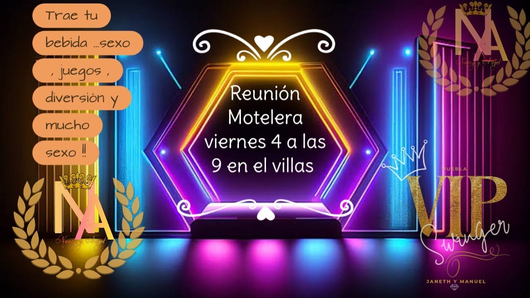 ‼️HOY‼️HOY‼️HOY‼️HOY‼️

Reunión Motelera Swinger

 ✅ Viernes 4 de julio

✅ Parejas GRATIS 🆓 

✅Cada quien lleva sus bebidas 🍺🍷🥃

✅3 Singles (COVER)

✅9:00PM

✅ Solo debes confirmar tu lugar.

#swinger #Puebla #motel #reunion #baile #single #TRIOS #diversion #parejas