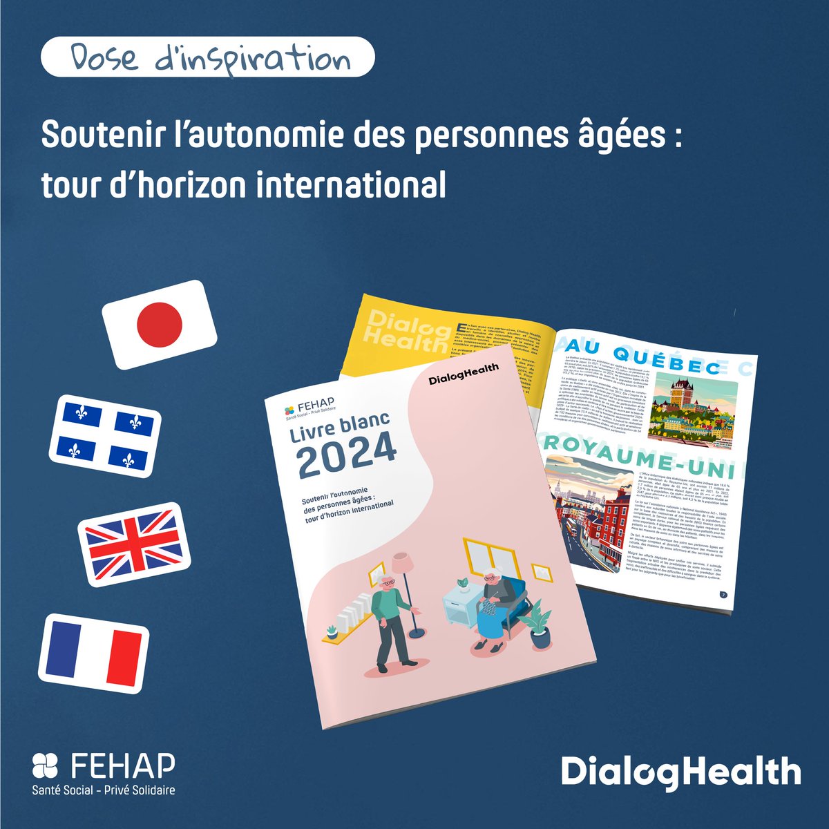 📍Comment soutenir l’autonomie des personnes âgées dans un monde en pleine transition démographique ? Et si l’on s’inspirait de ce qui fonctionne déjà ailleurs ?

Les réponses dans le livre blanc de la FEHAP et  Dialog Health. 

À découvrir ici
👉fehap.fr/jcms/publicati…