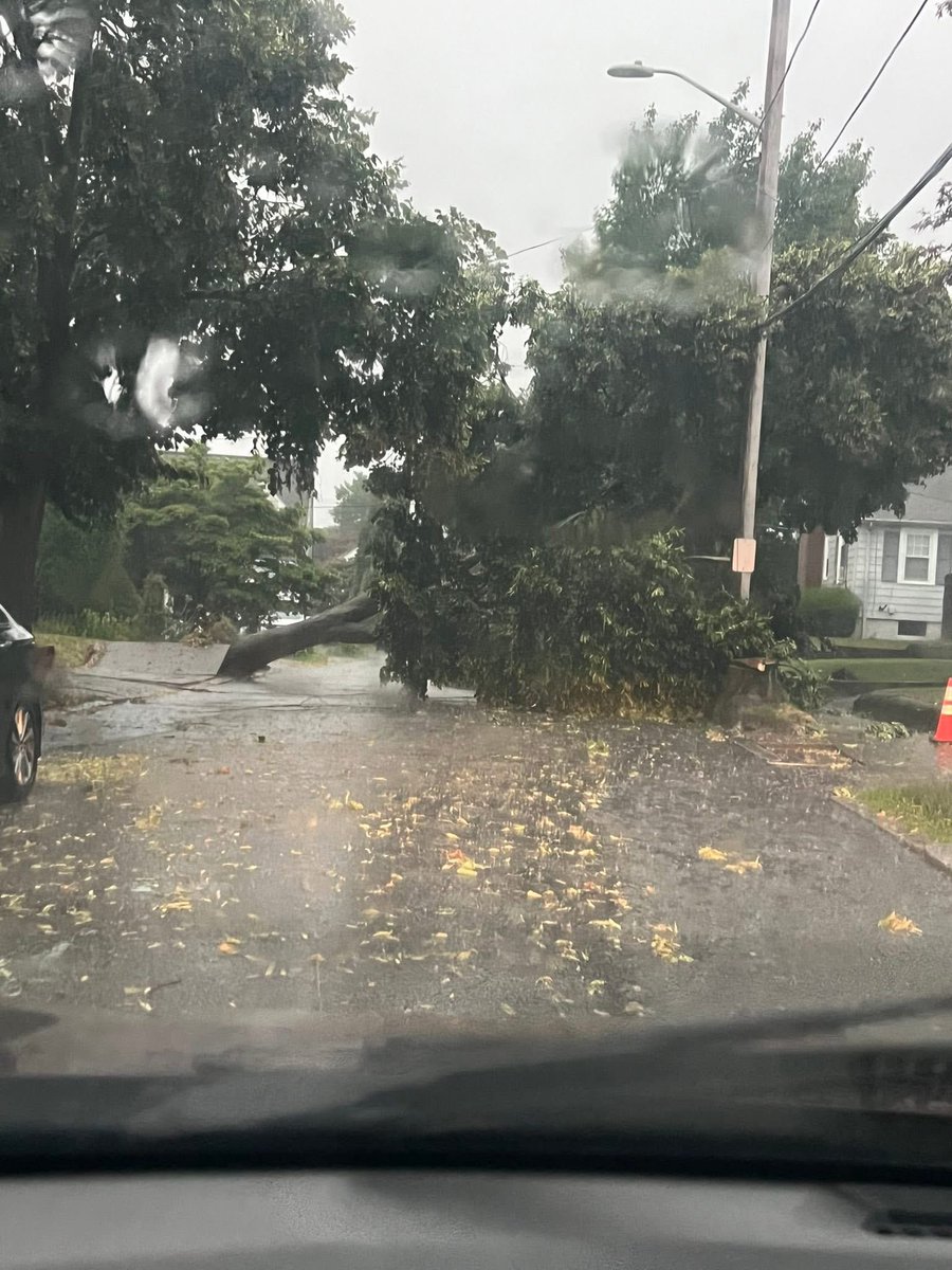 The impact of last night’s storm was pretty severe in Providence, from neighbors losing power to fallen trees.

In the Elmhurst neighborhood, some households are still without power and city crews are still working to remove tree debris.

Stay safe when walking and driving!