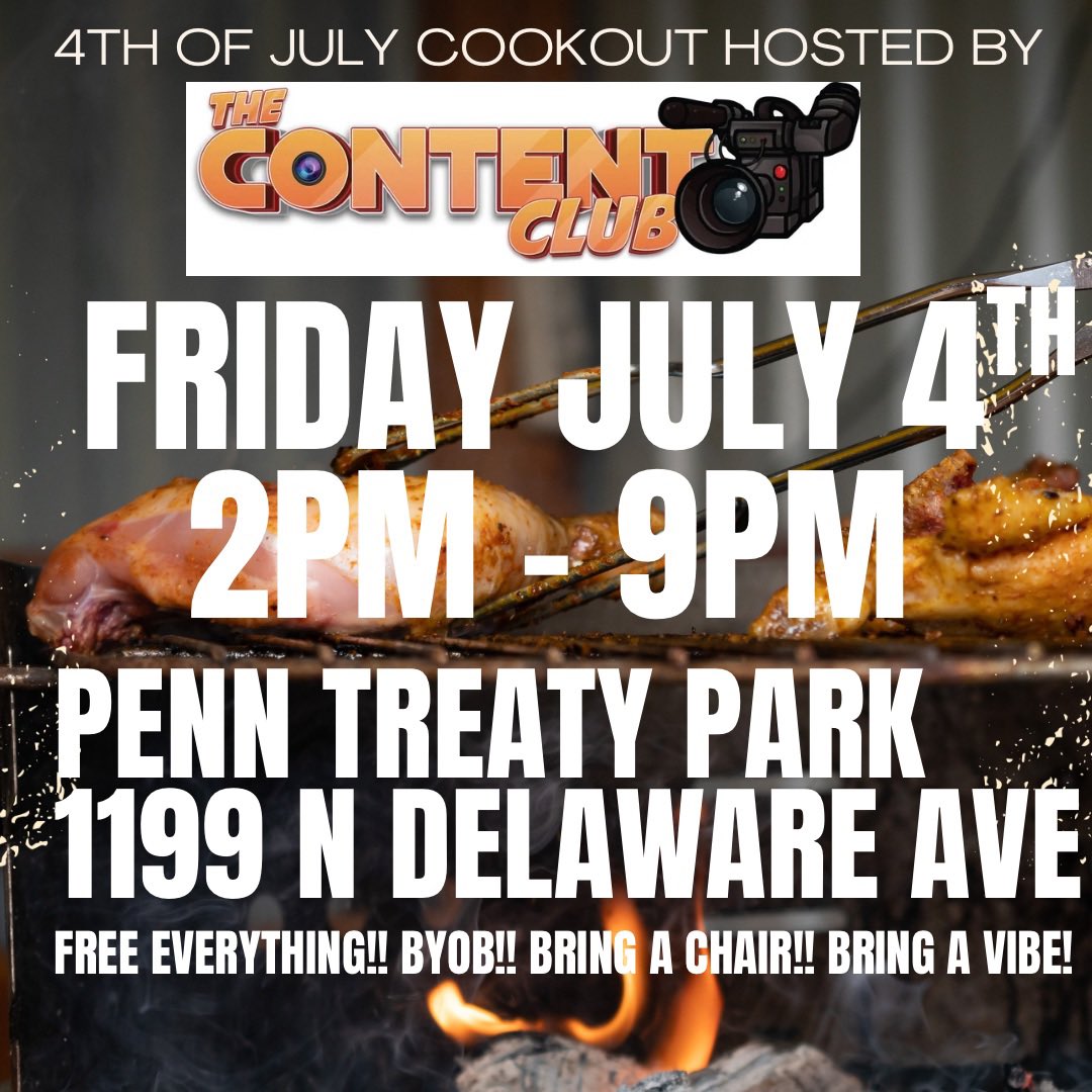 _YoYus's tweet image. POP OUT TO THE CONTENT CLUB COOKOUT 🚨🚨🚨🌭🍔🥩🍗