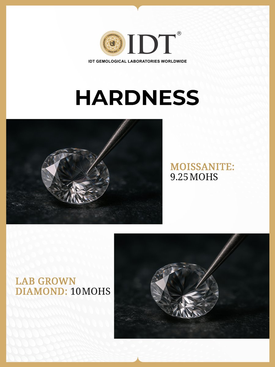 IDTWORLDWIDE's tweet image. Sparkle meets trust. 💎 
Verify your diamond&apos;s authenticity with IDT&apos;s certification. Unique report number, online verification, anytime.

#idt #diamondtesting #diamond #labgrown #moissanite #certifieddiamonds #certification #diamondgrading #idtkaraya #insistonidt #trustidt