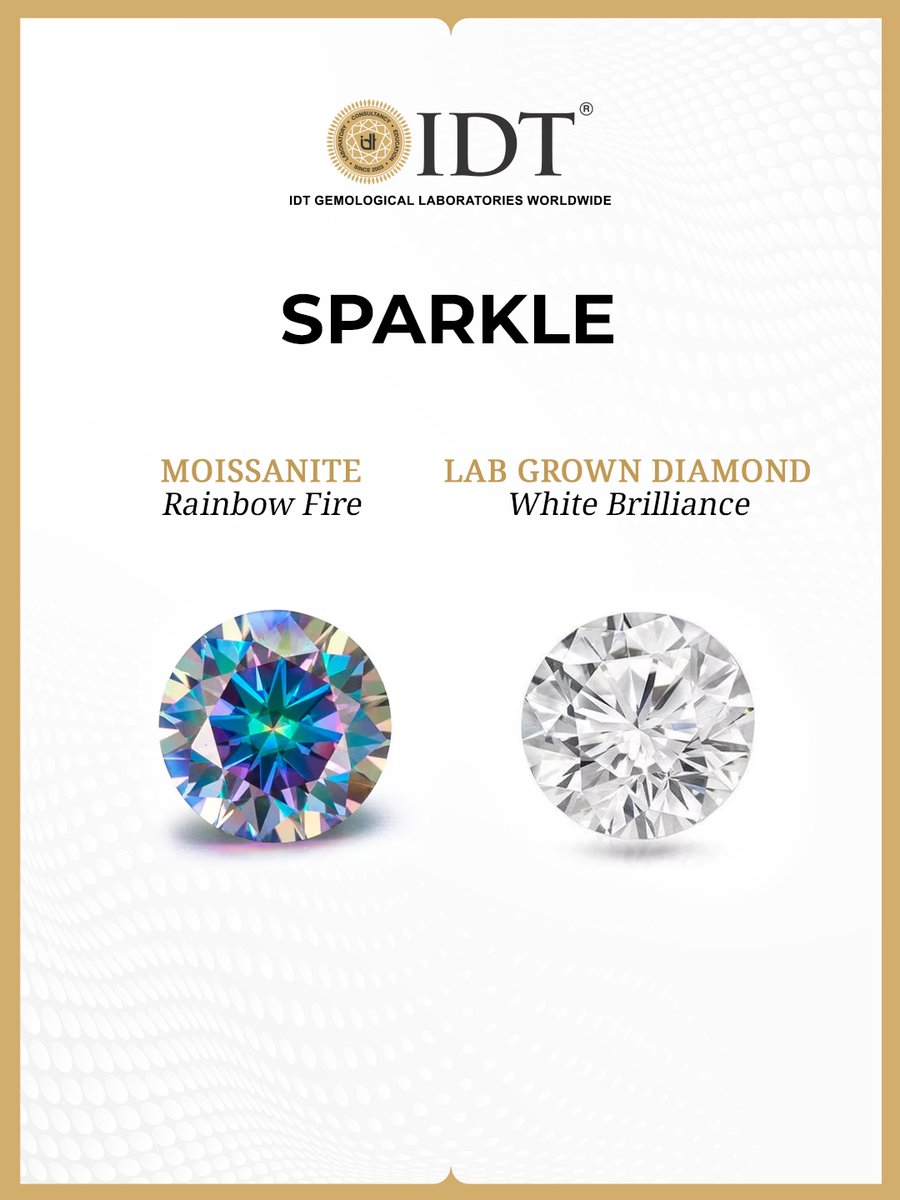 IDTWORLDWIDE's tweet image. Sparkle meets trust. 💎 
Verify your diamond&apos;s authenticity with IDT&apos;s certification. Unique report number, online verification, anytime.

#idt #diamondtesting #diamond #labgrown #moissanite #certifieddiamonds #certification #diamondgrading #idtkaraya #insistonidt #trustidt