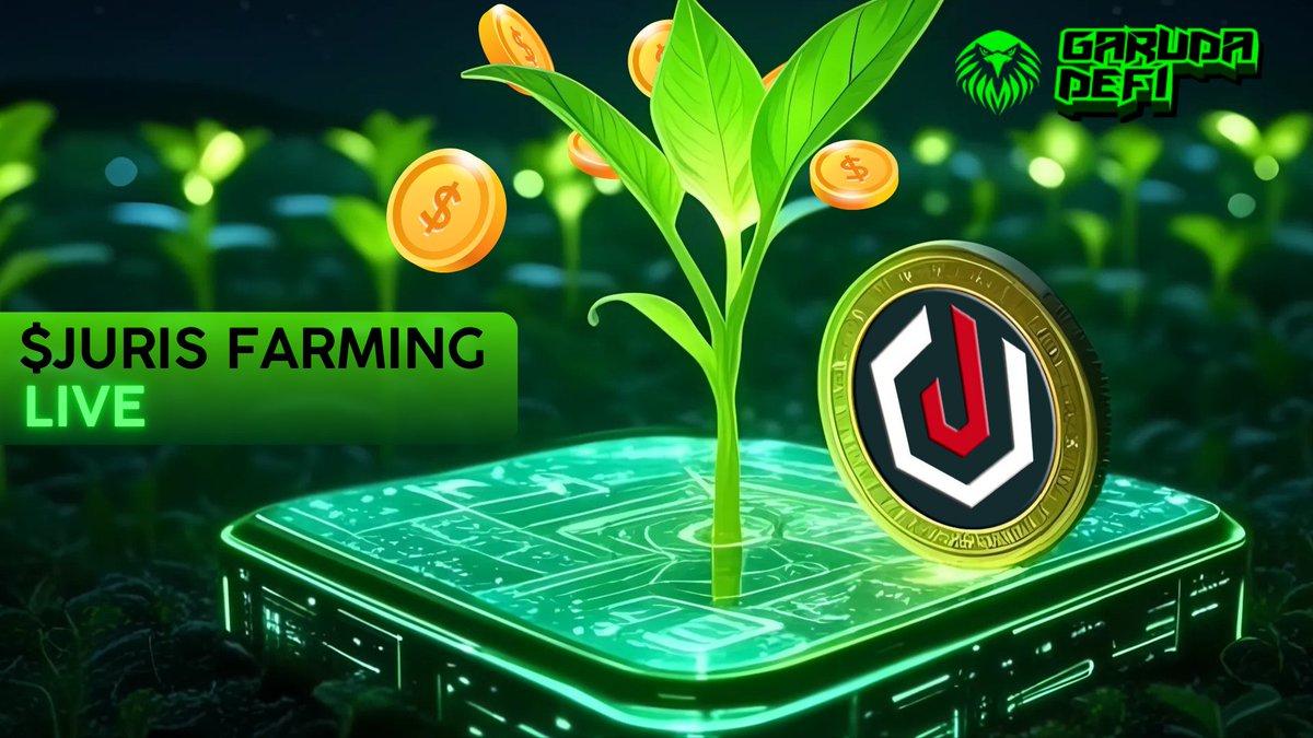 Garuda DeFi (@garuda_defi) on Twitter photo 🌱 $JURIS Farming is LIVE NOW on Garuda DeFi!
✅Provide Liquidity in JURIS/LUNC pool
✅Stake your LP token
✅Earn in $USDC rewards 💰
Grow your bag while securing DeFi 🔥
👉garuda-defi.org/farms
#JURIS #USDC #DeFi #LUNC <a href="/JurisProtocol/">Juris Protocol</a> 🌱 $JURIS Farming is LIVE NOW on Garuda DeFi!
✅Provide Liquidity in JURIS/LUNC pool
✅Stake your LP token
✅Earn in $USDC rewards 💰
Grow your bag while securing DeFi 🔥
👉garuda-defi.org/farms
#JURIS #USDC #DeFi #LUNC <a href="/JurisProtocol/">Juris Protocol</a>